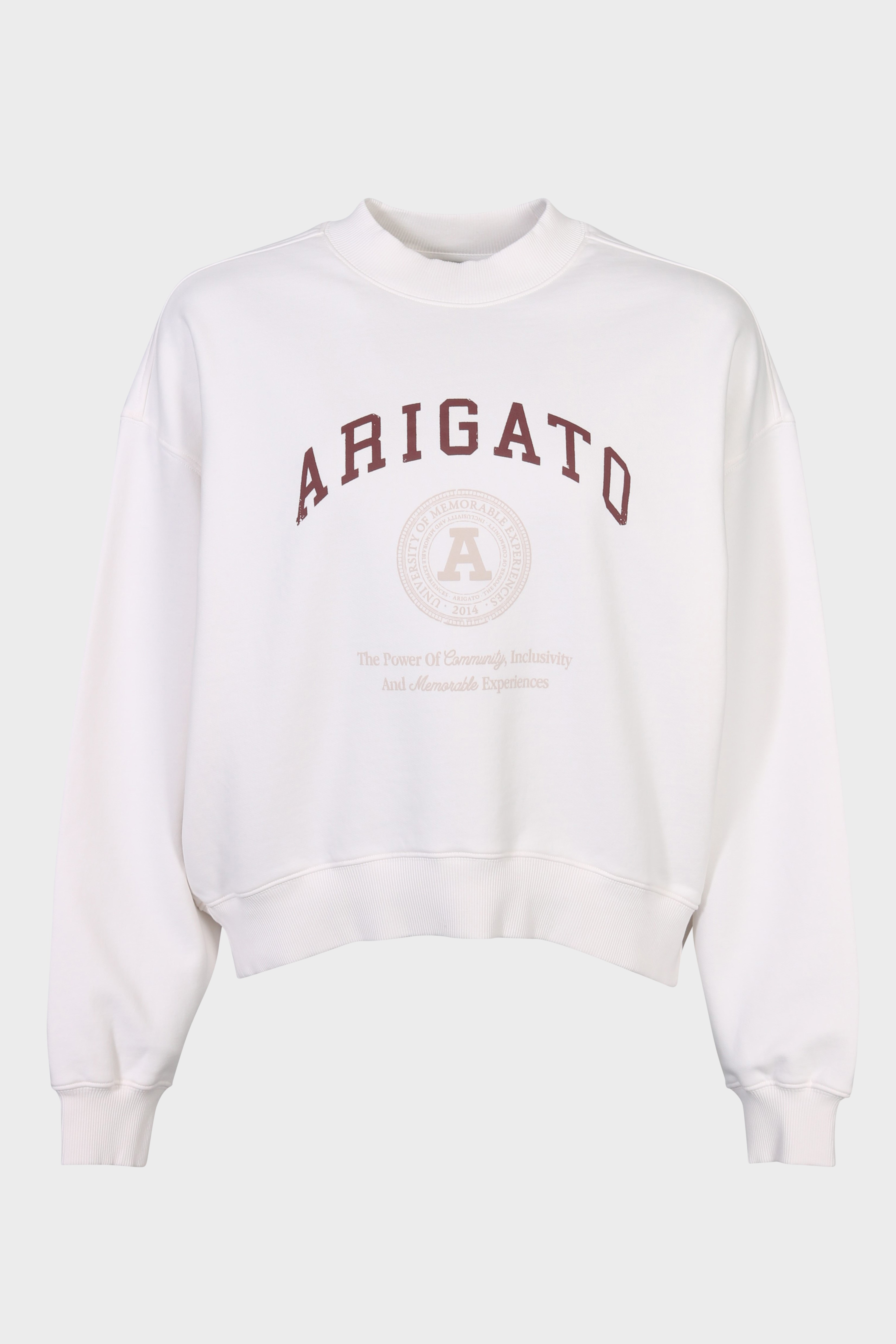 AXEL ARIGATO University Sweatshirt in Off White XS