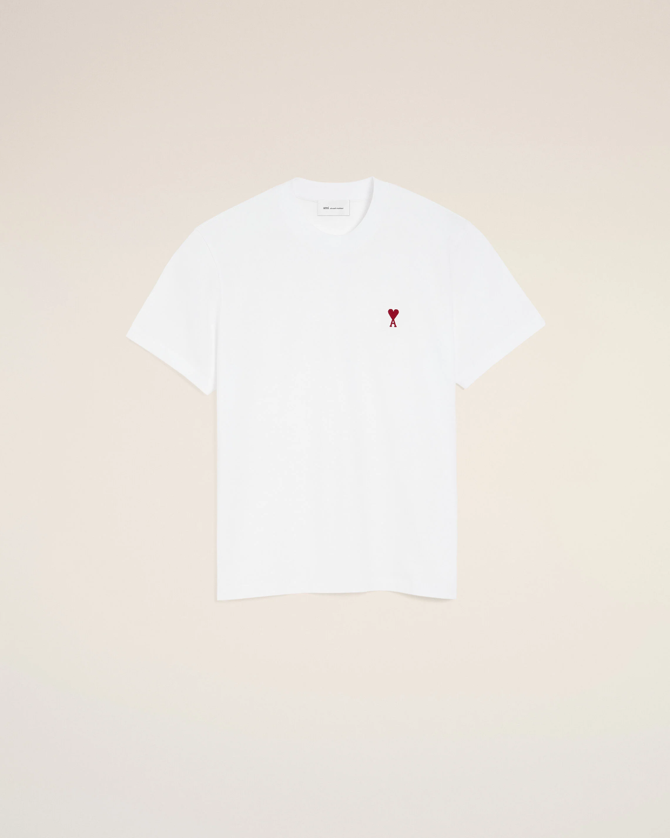 AMI PARIS de Coeur Classic Fit T-Shirt in White