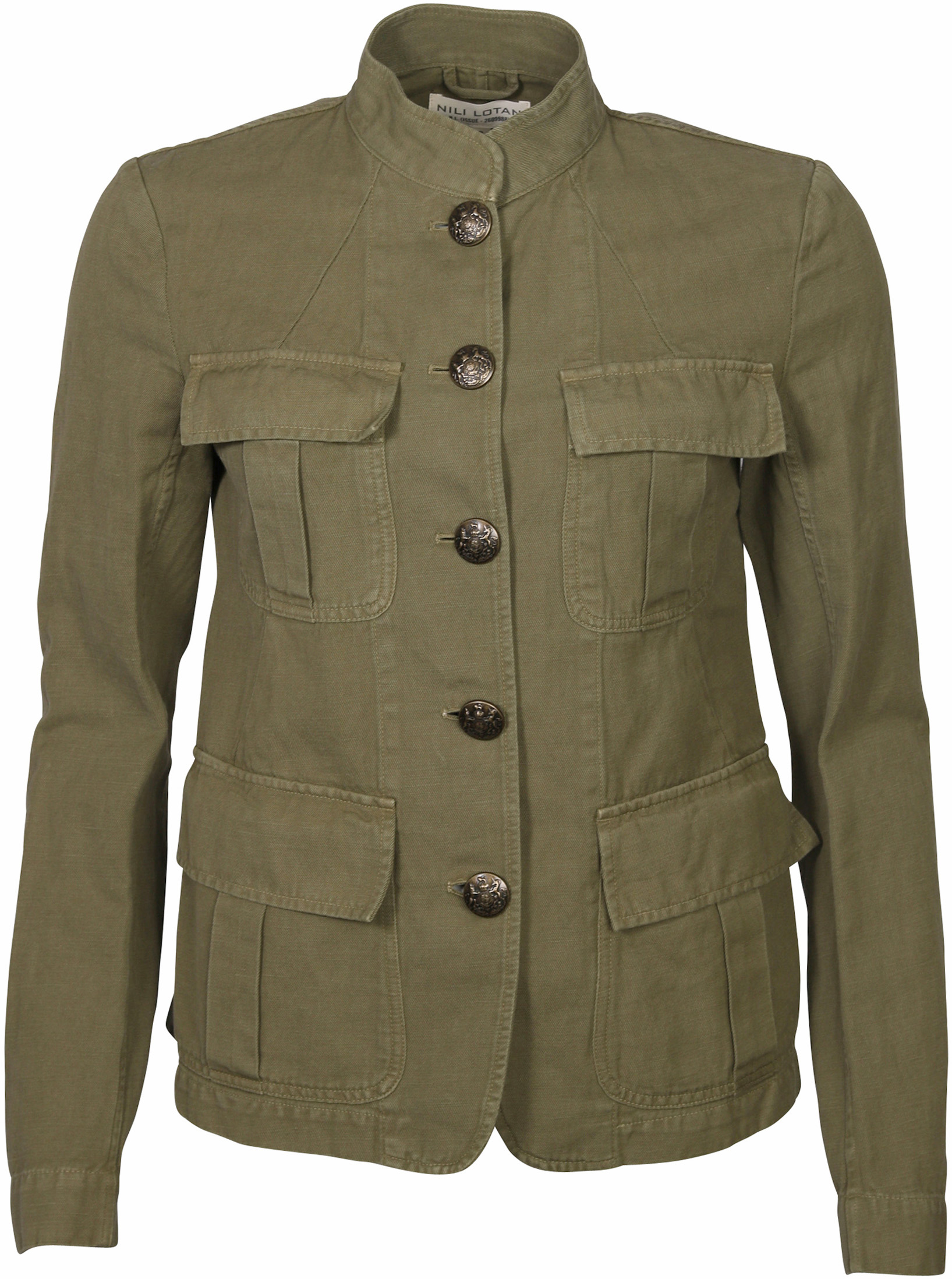 Nili Lotan Army Jacket Cambre Olive
