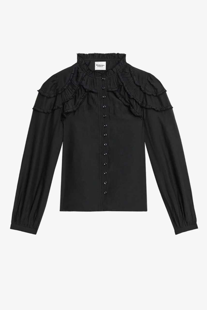 ISABEL MARANT ÉTOILE Christa Top in Black