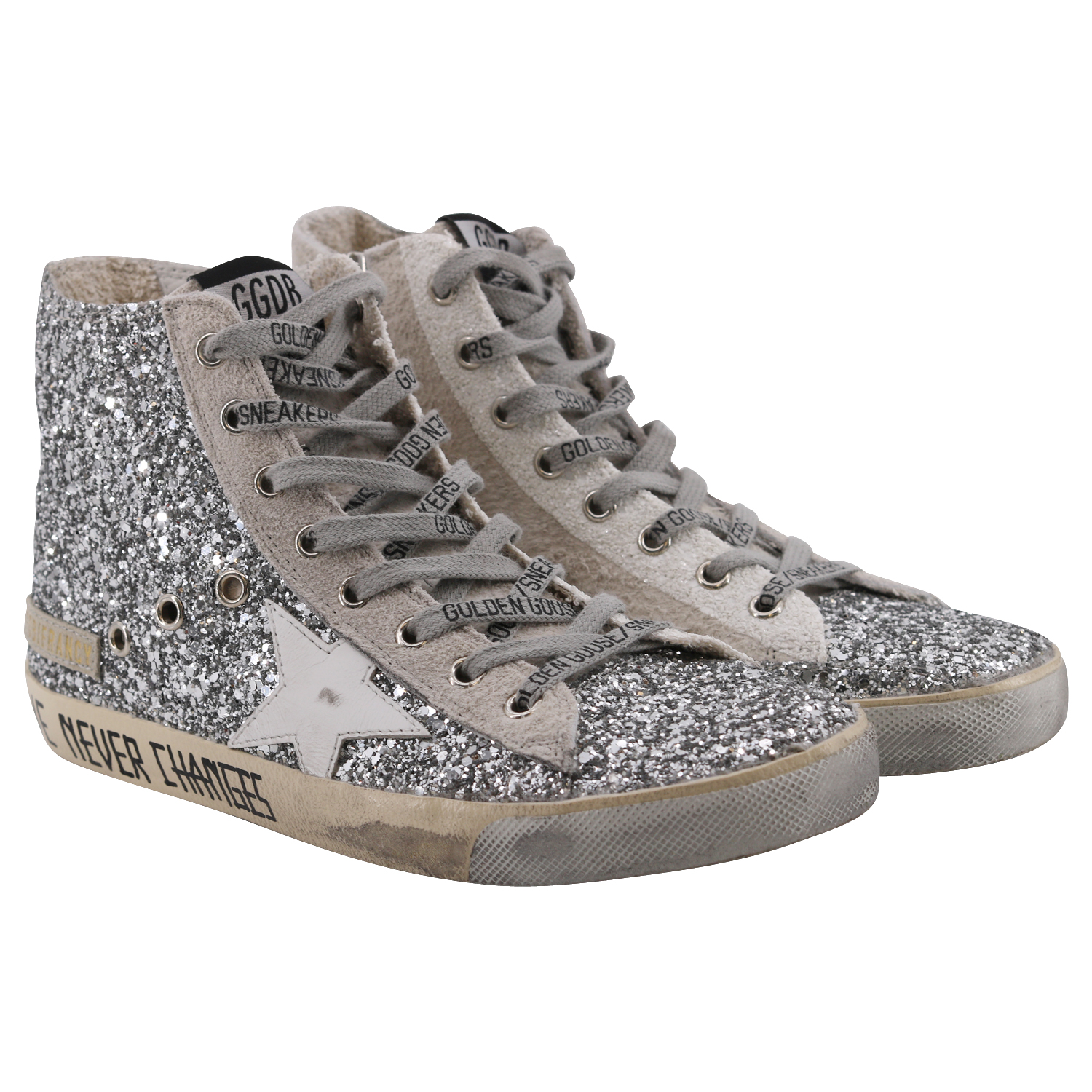 Golden Goose Sneaker Francy Glitter/Signature Foxing 40