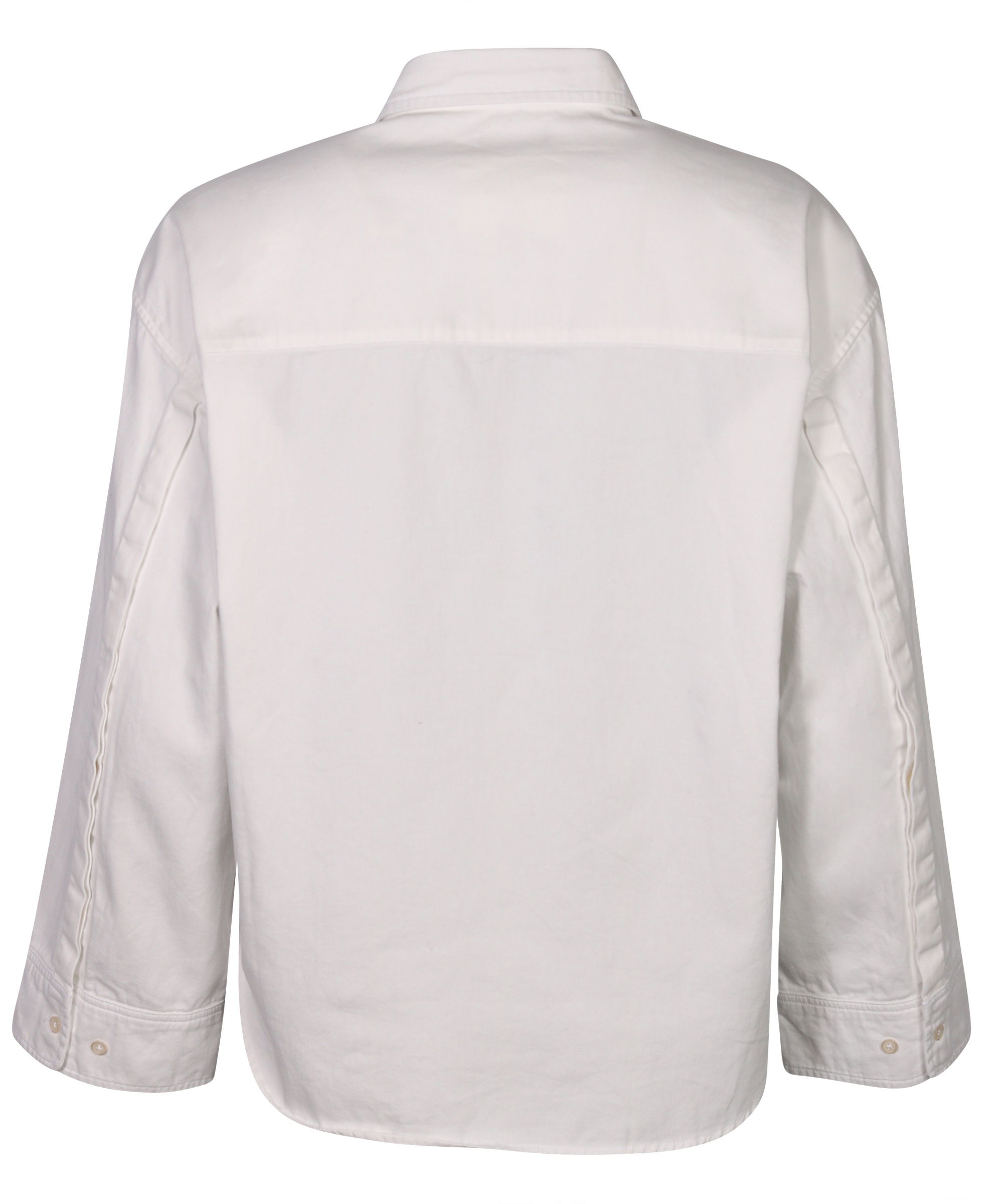 R13 Oversized Sleeve Cropped Shirt White L