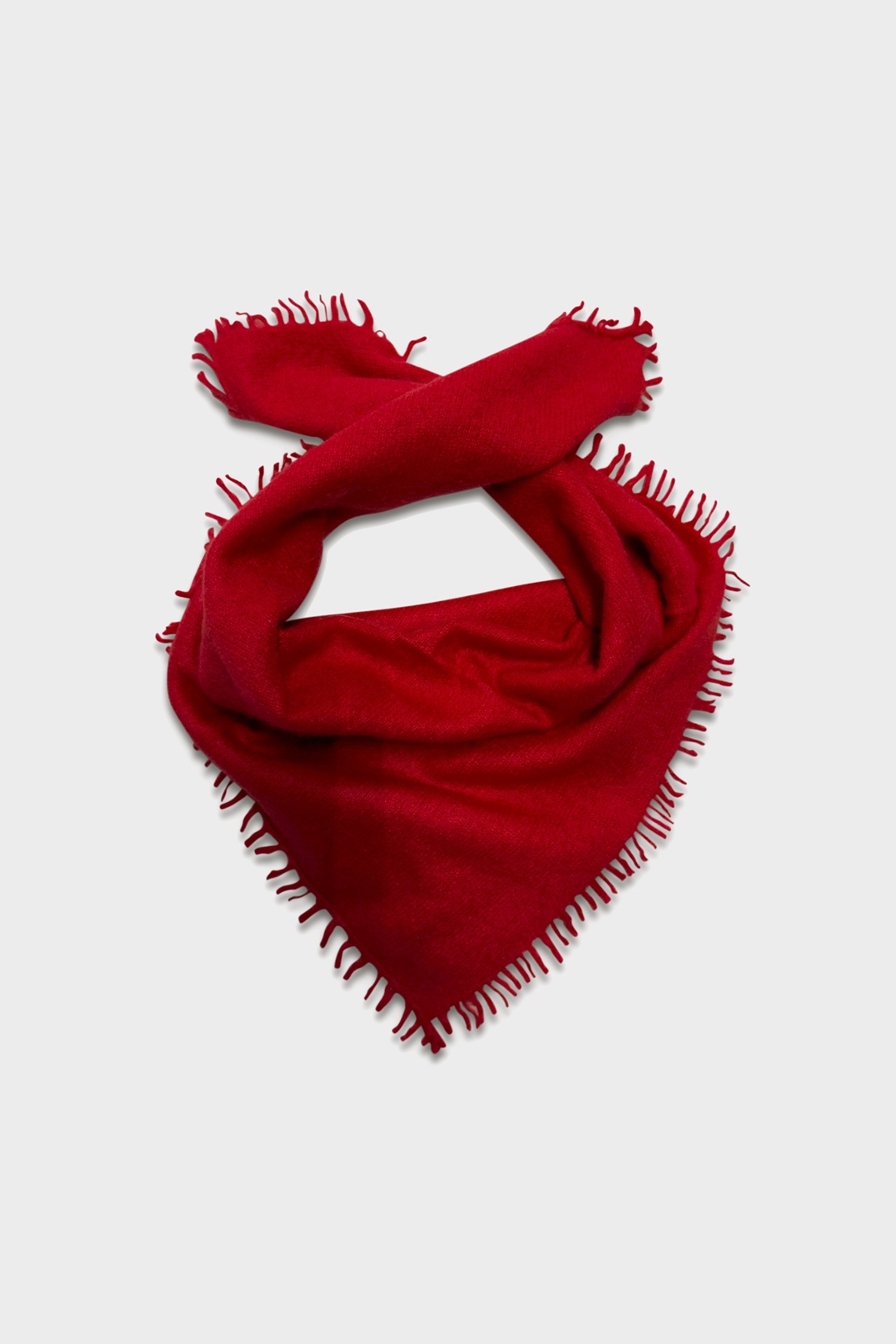 WARM ME Cashmere Bandana in Red WARM ME Cashmere Bandana in Red