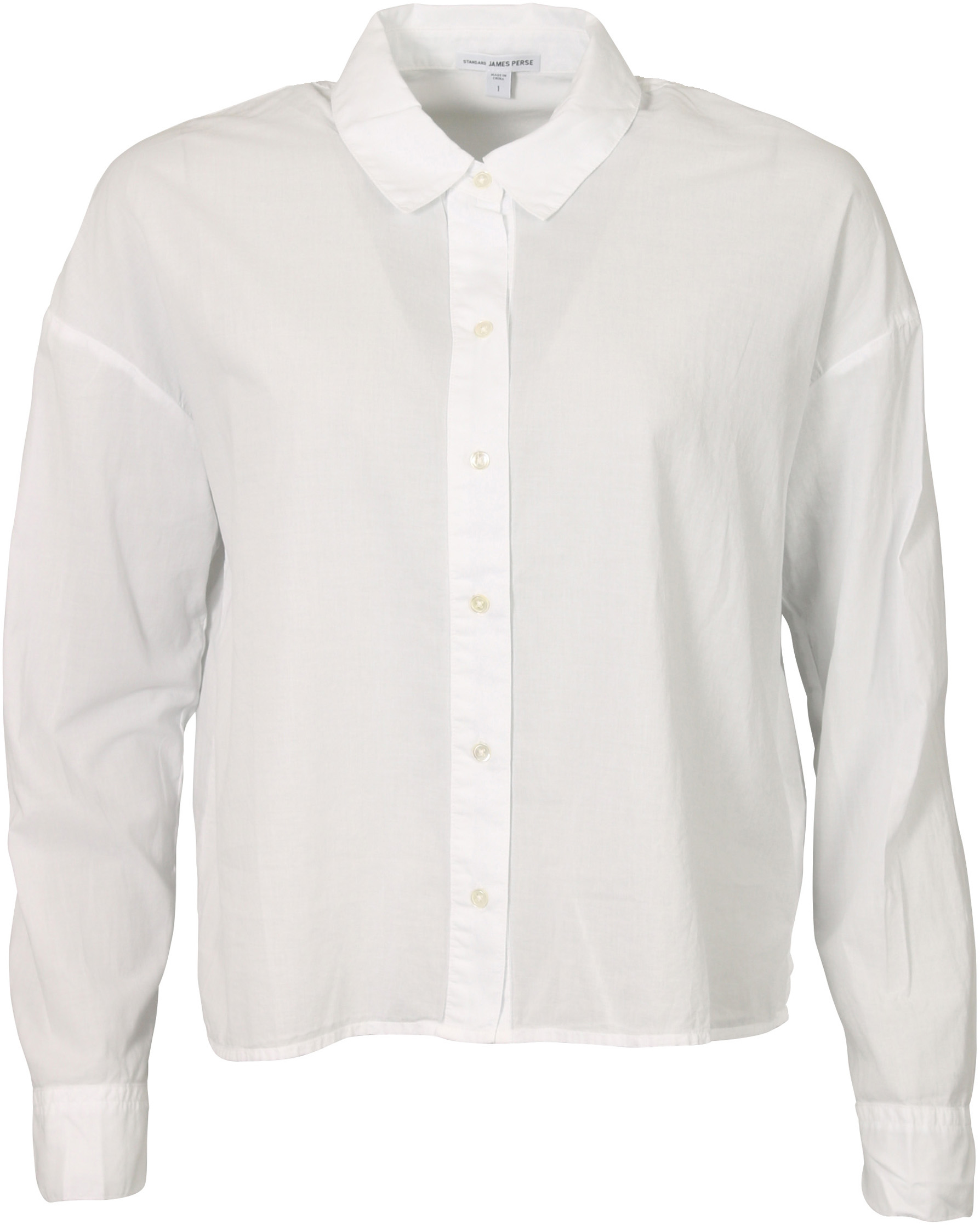 James Perse Cotton Boxy Shirt White