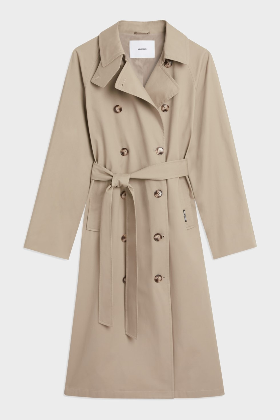 AXEL ARIGATO Globe Summer Coat in Dark Beige