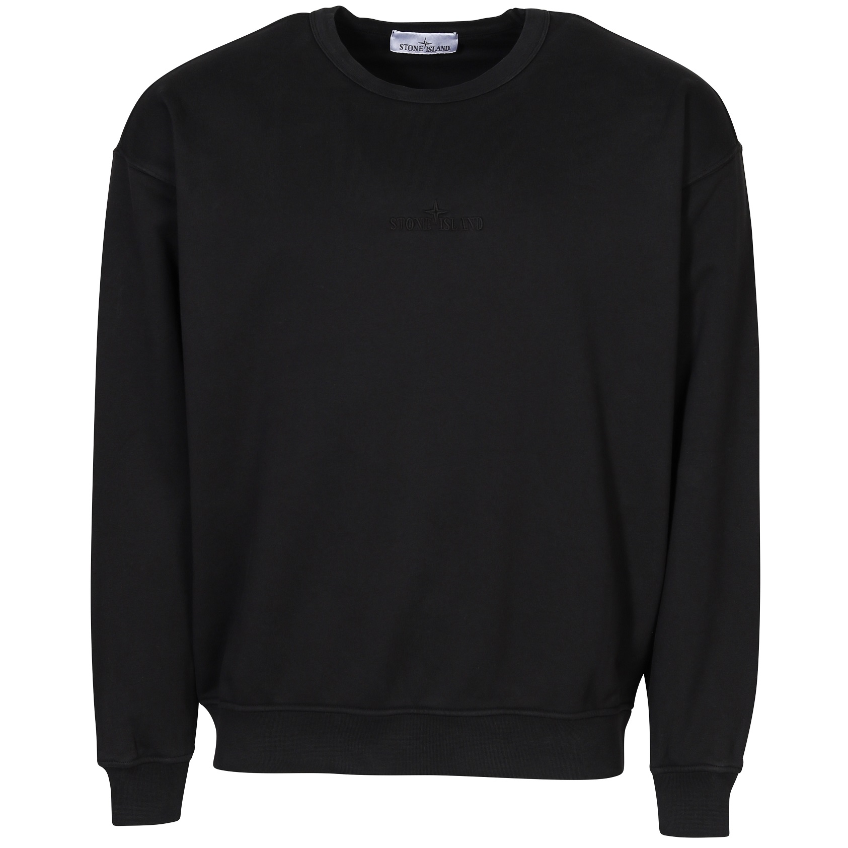 STONE ISLAND Oversize Stamp Sweatshirt in Black 2XL