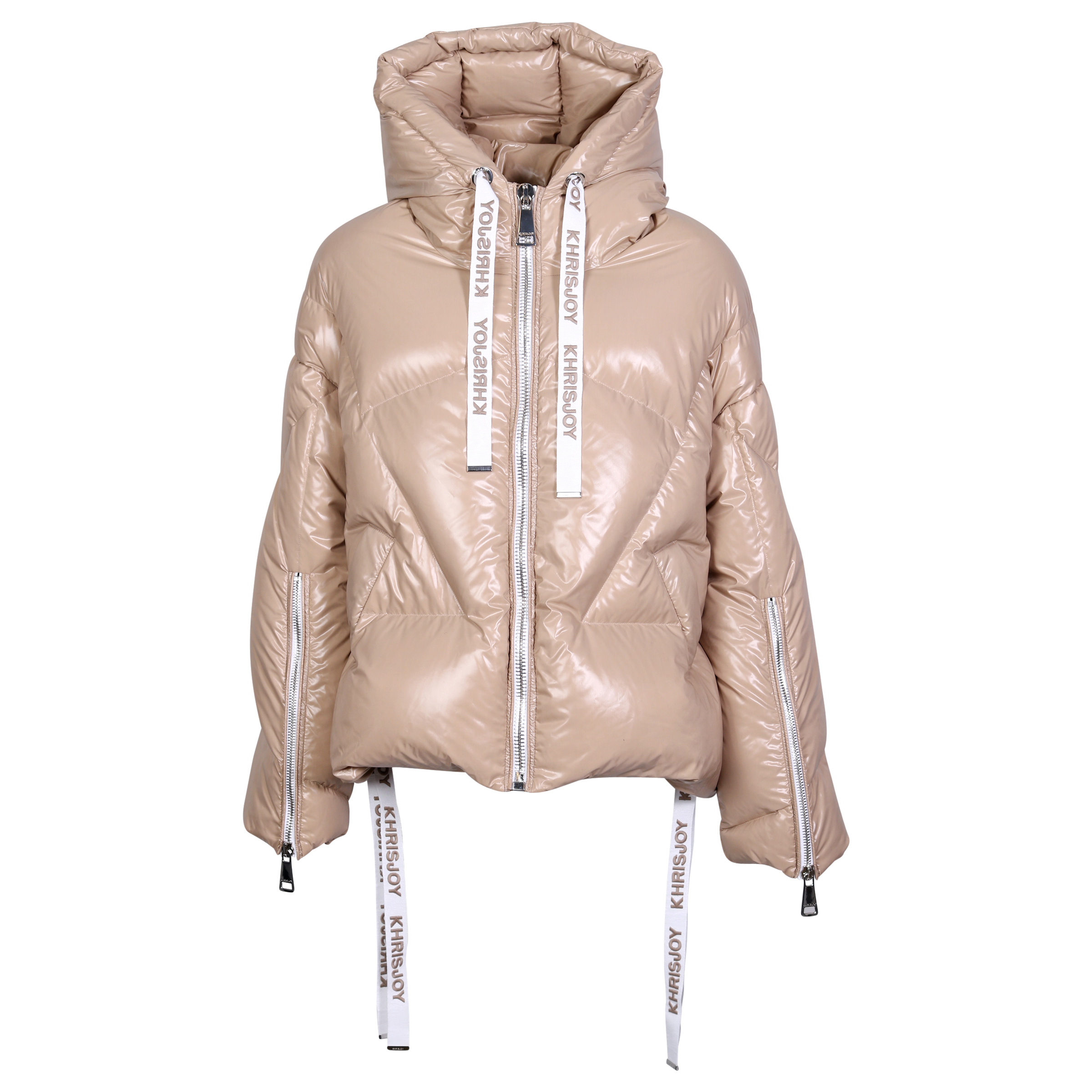 Khrisjoy Iconic Puffer Jacket Shiny Champagne