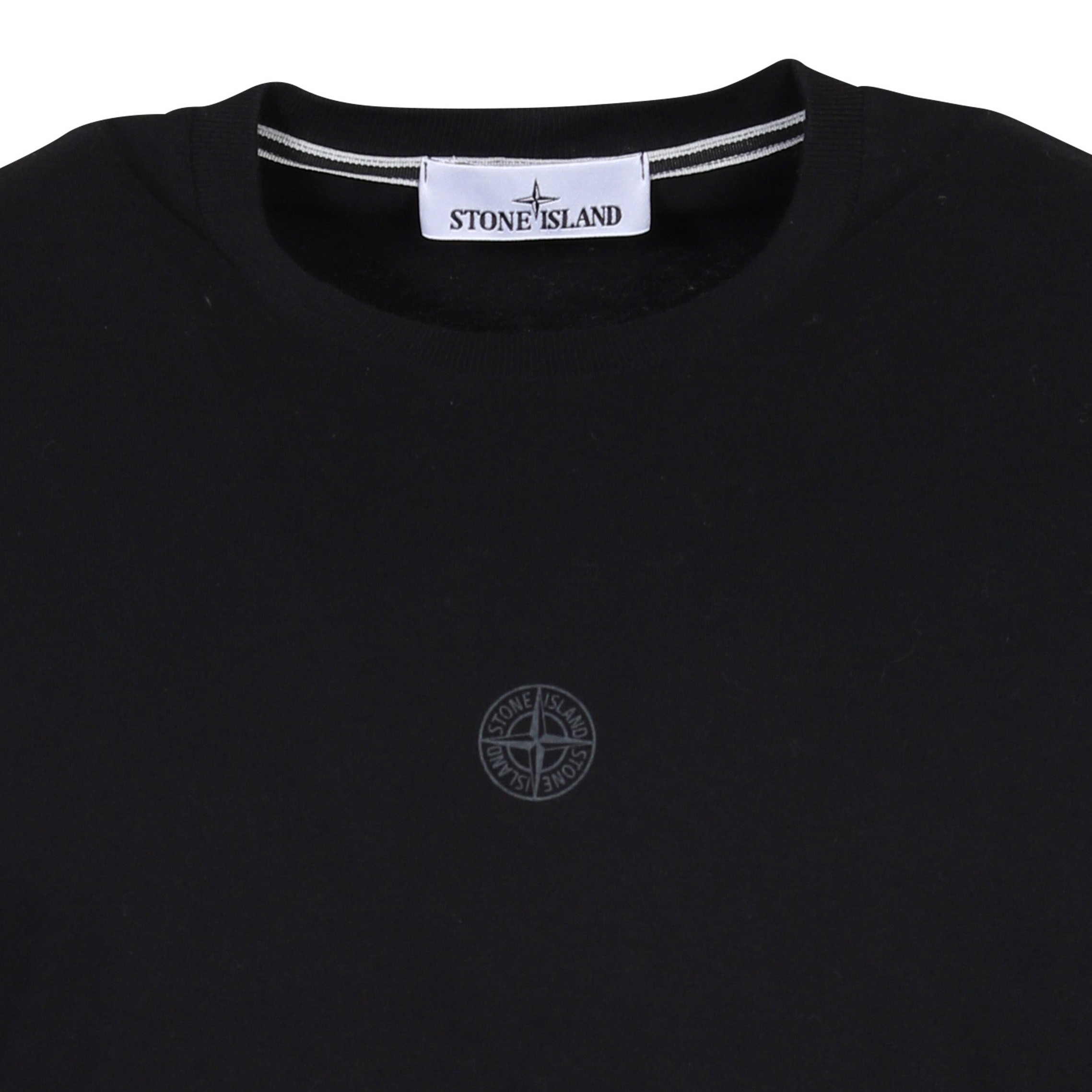 Stone Island Backprinted T-Shirt in Black XL