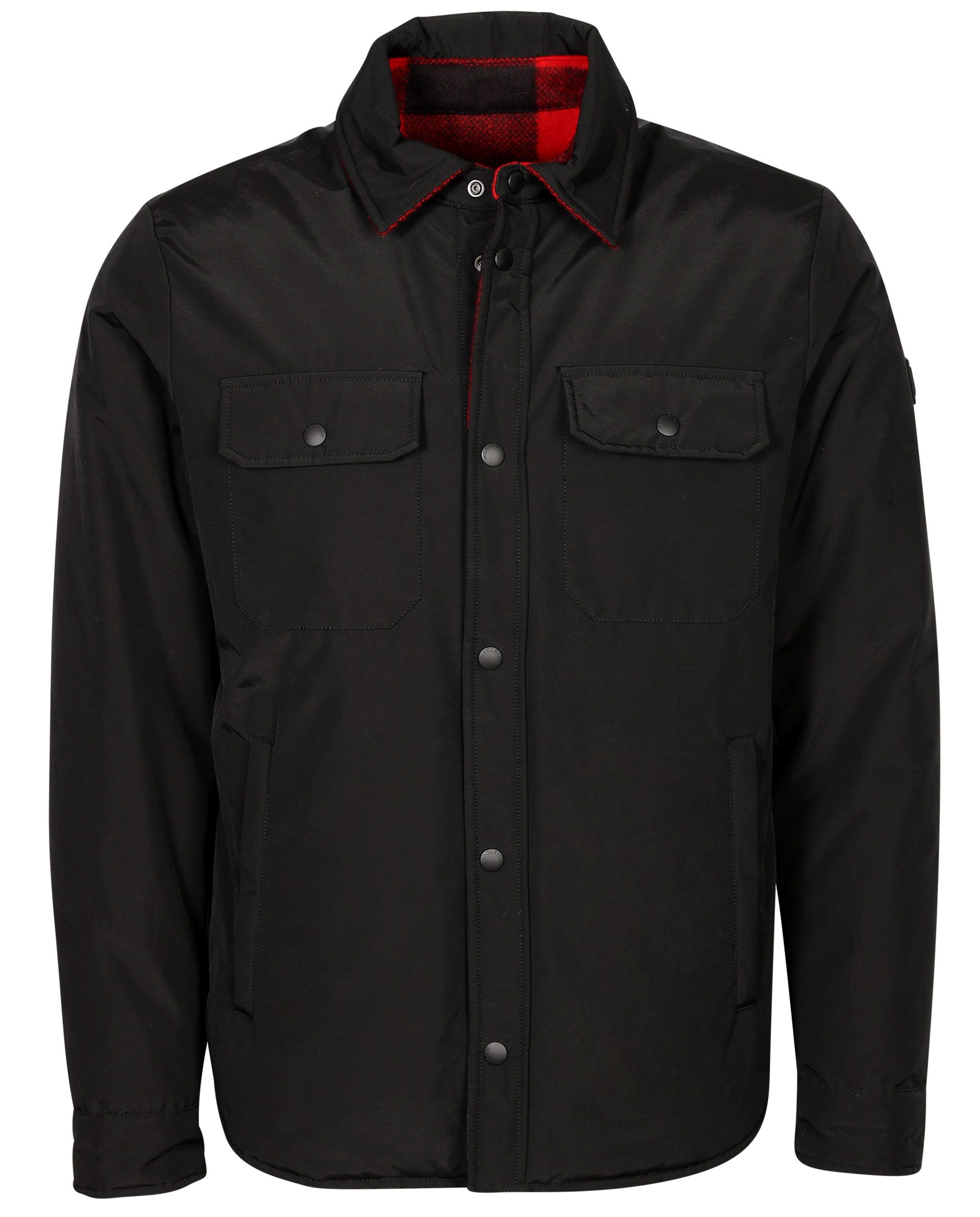 Woolrich Reversible Overshirt Rowland Red Black Check