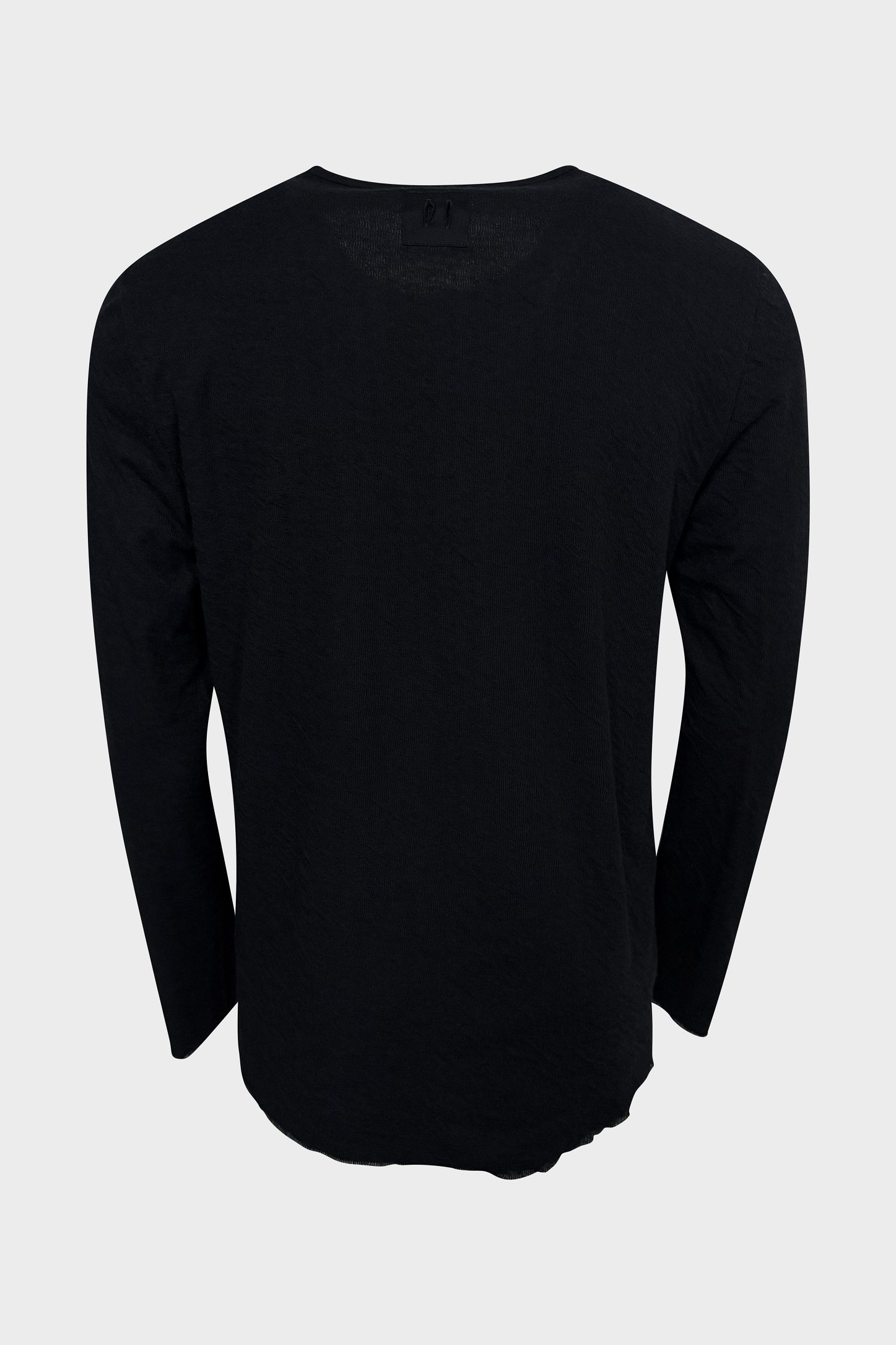 HANNES ROETHER Cozy Double Layered Longsleeve in Black