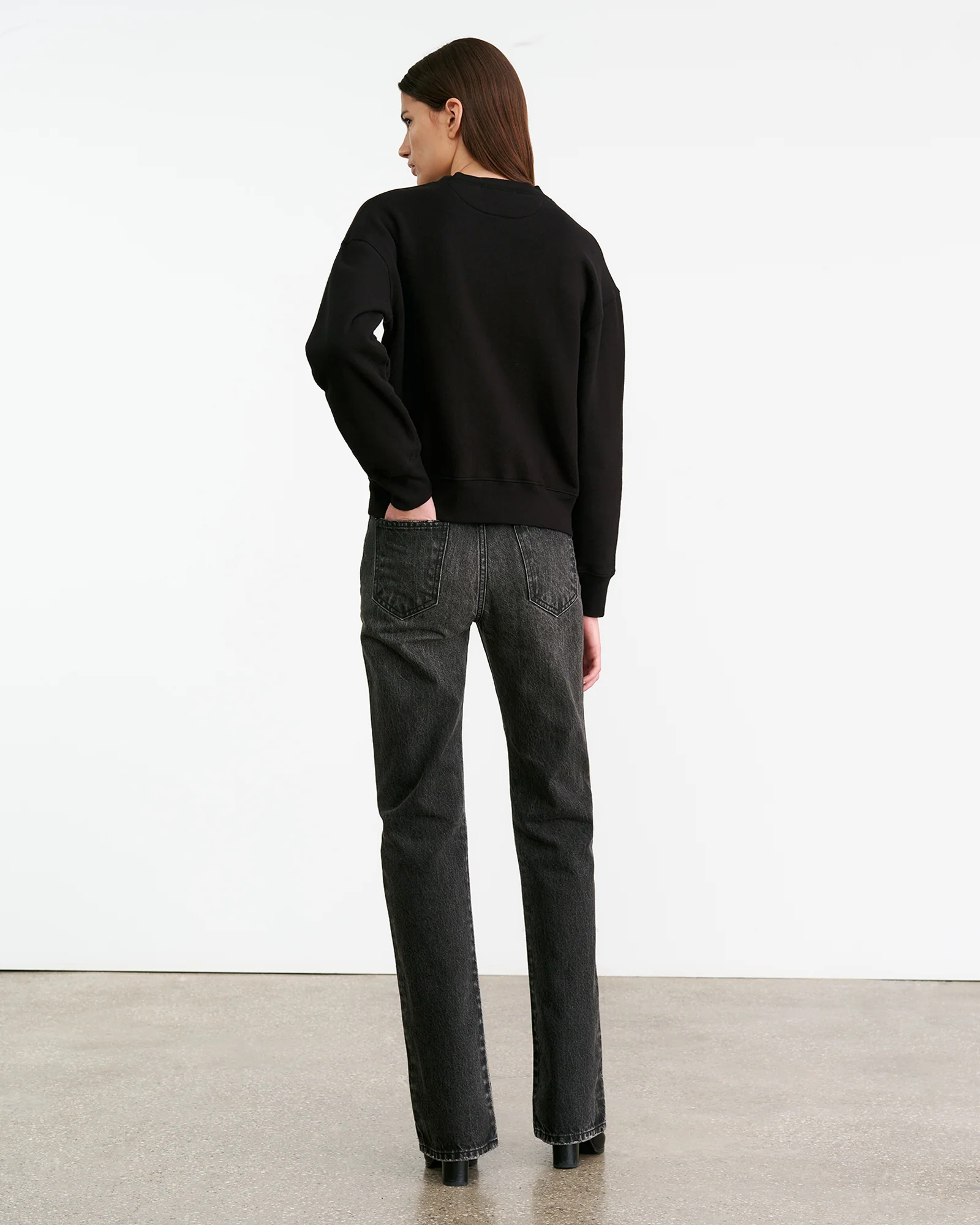 NILI LOTAN Gortana Sweatshirt in Black