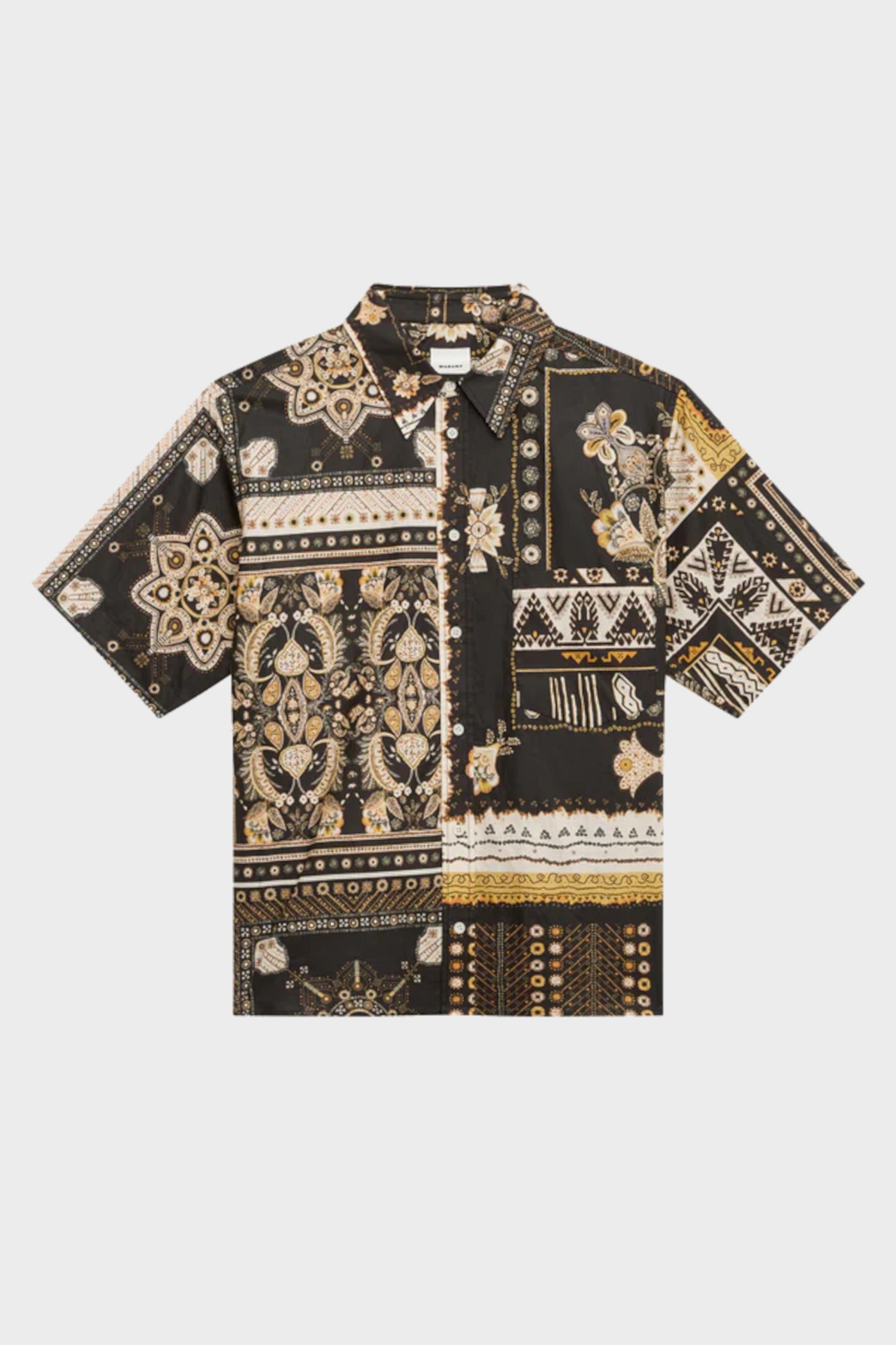 ISABEL MARANT Garlonn Shirt in Black/Ochre ISABEL MARANT Garlonn Shirt in Black/Ochre