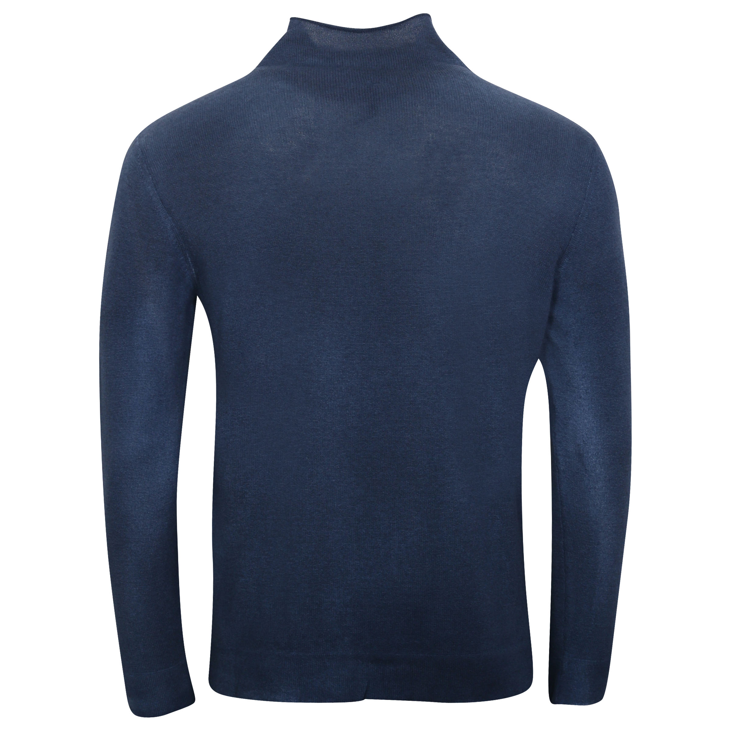 Transit Uomo Light Wool Turtle Neck Sweater in Blue