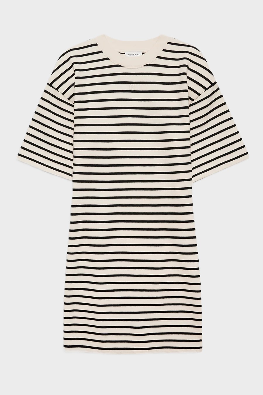 ANINE BING Mona Dress in Black Stripe