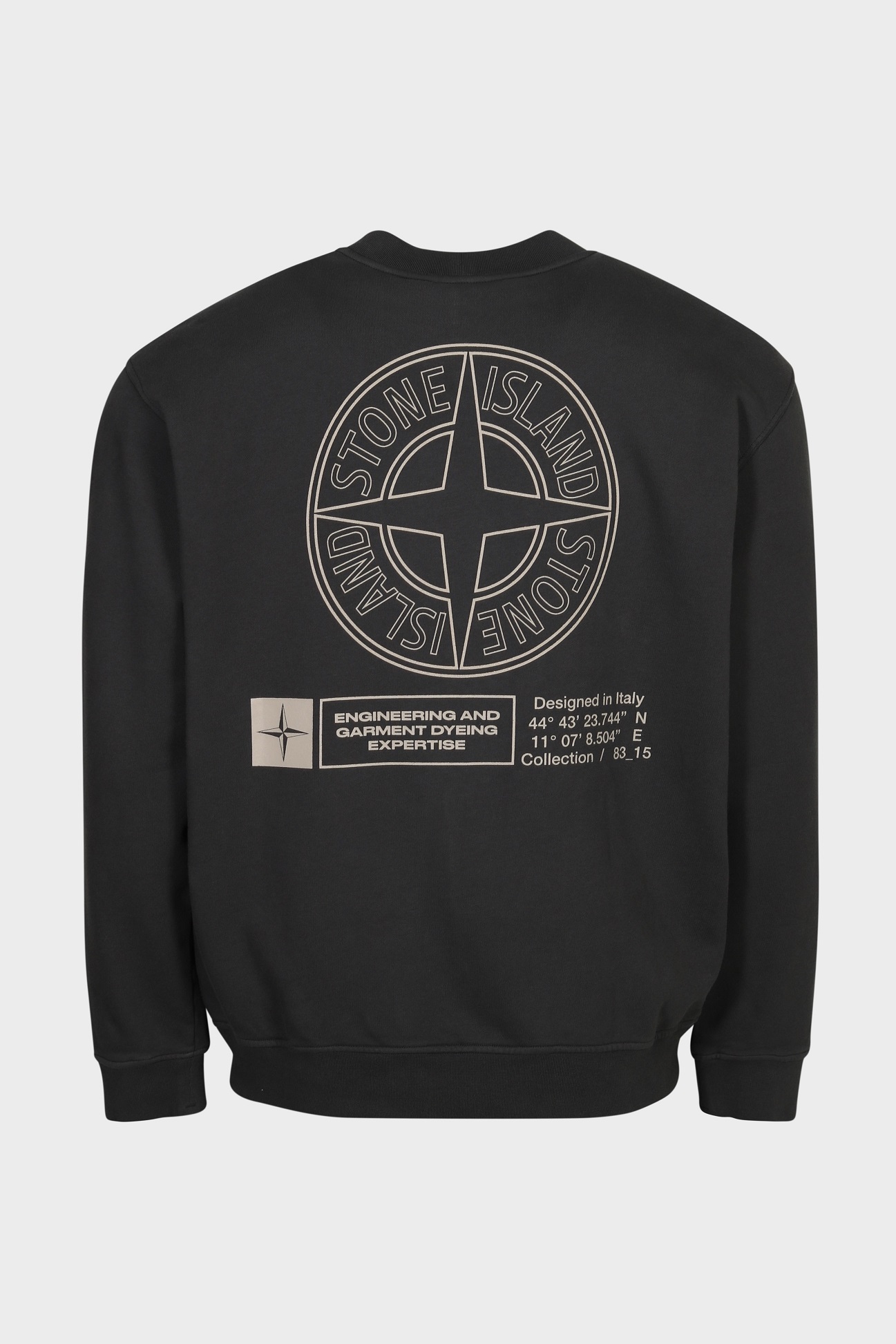 STONE ISLAND Printed Sweatshirt in Dark Grey