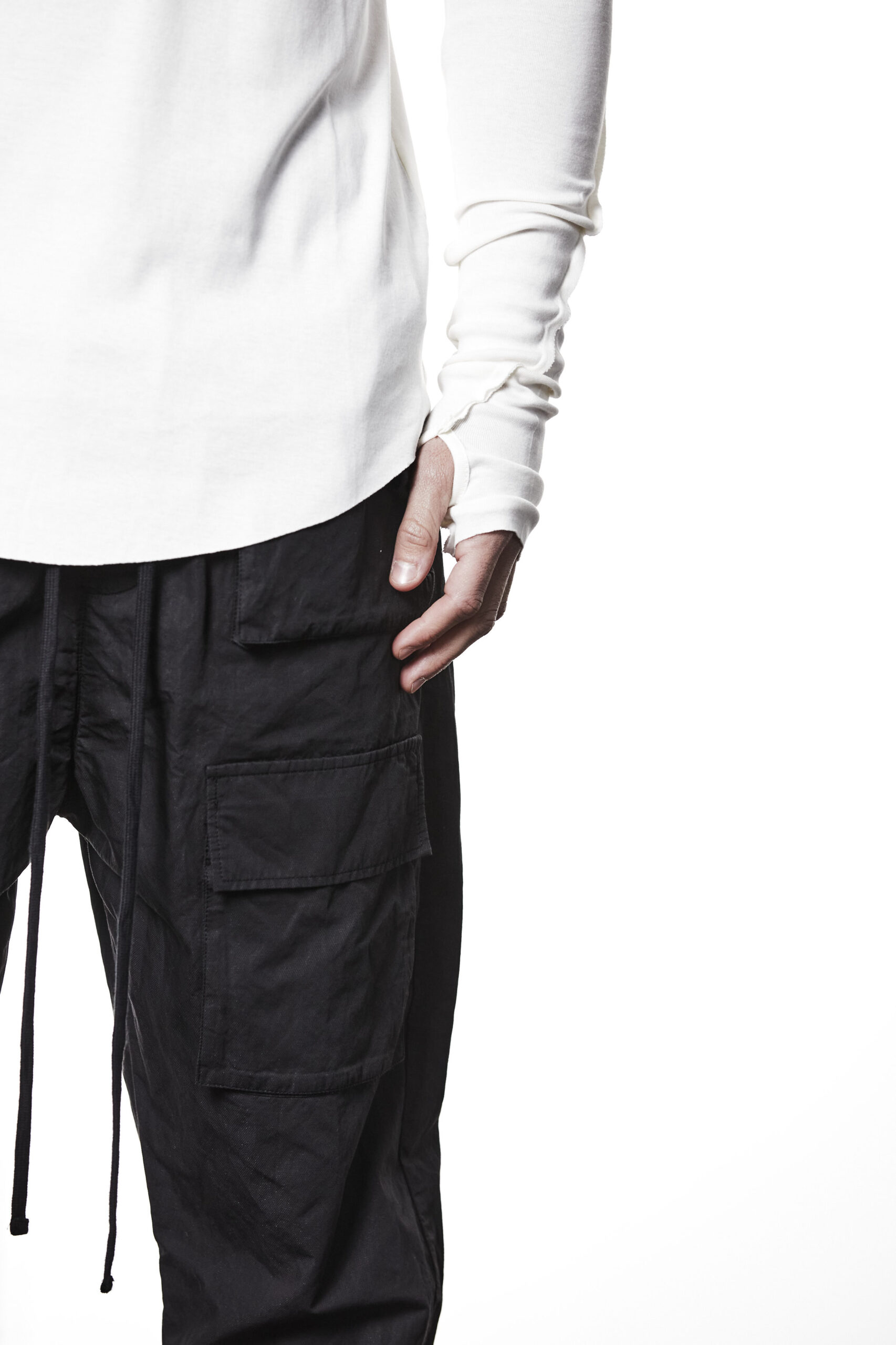 THOM KROM Slim Fit Longsleeve in Cream