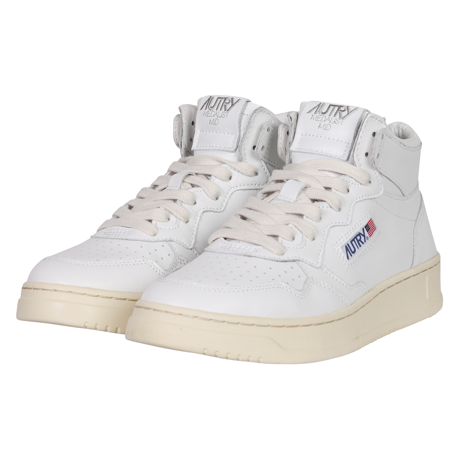 Autry Action Shoes Medalist Mid Cut White 44