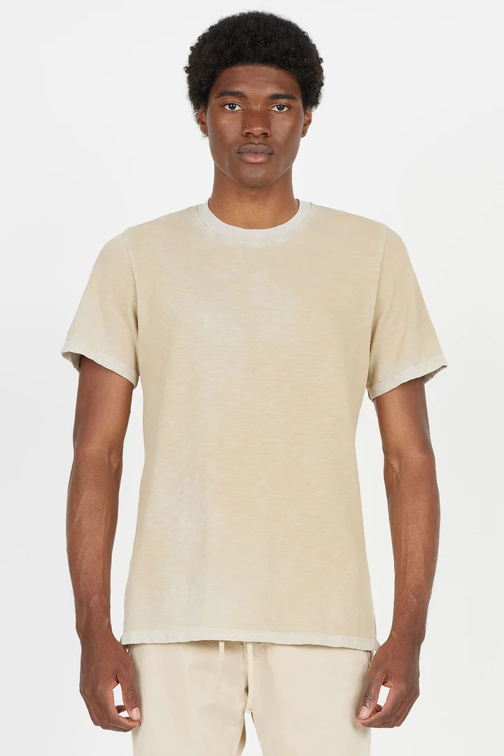 Cotton Citizen Classic Crew Neck T-Shirt in Vintage Cashew XL