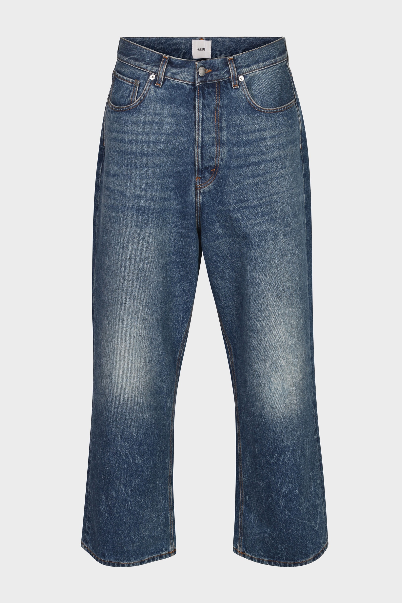 HAIKURE Wide Leg Jeans in Authentic Dark Wash