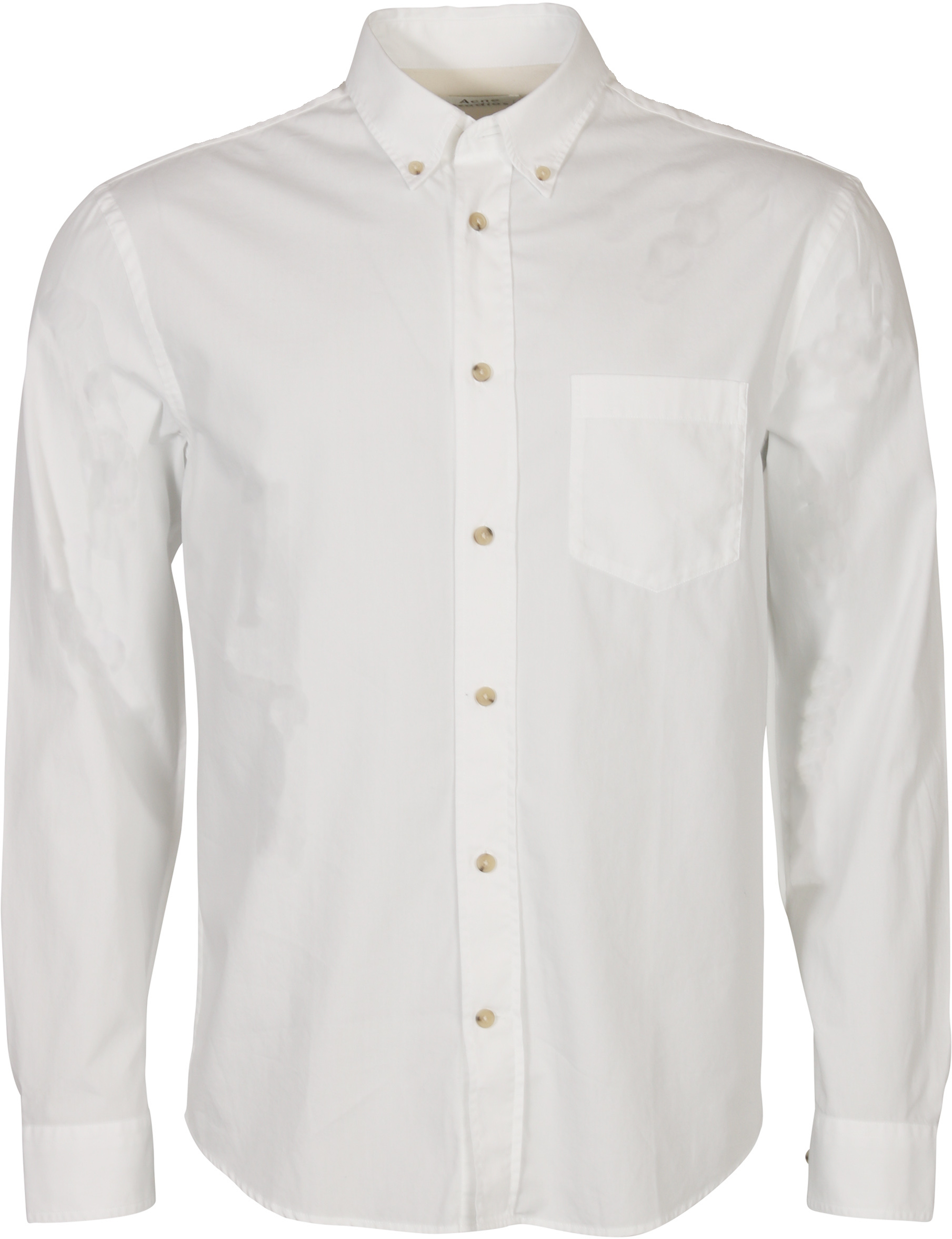 Acne Studios Soft Poplin Shirt Sarkis White