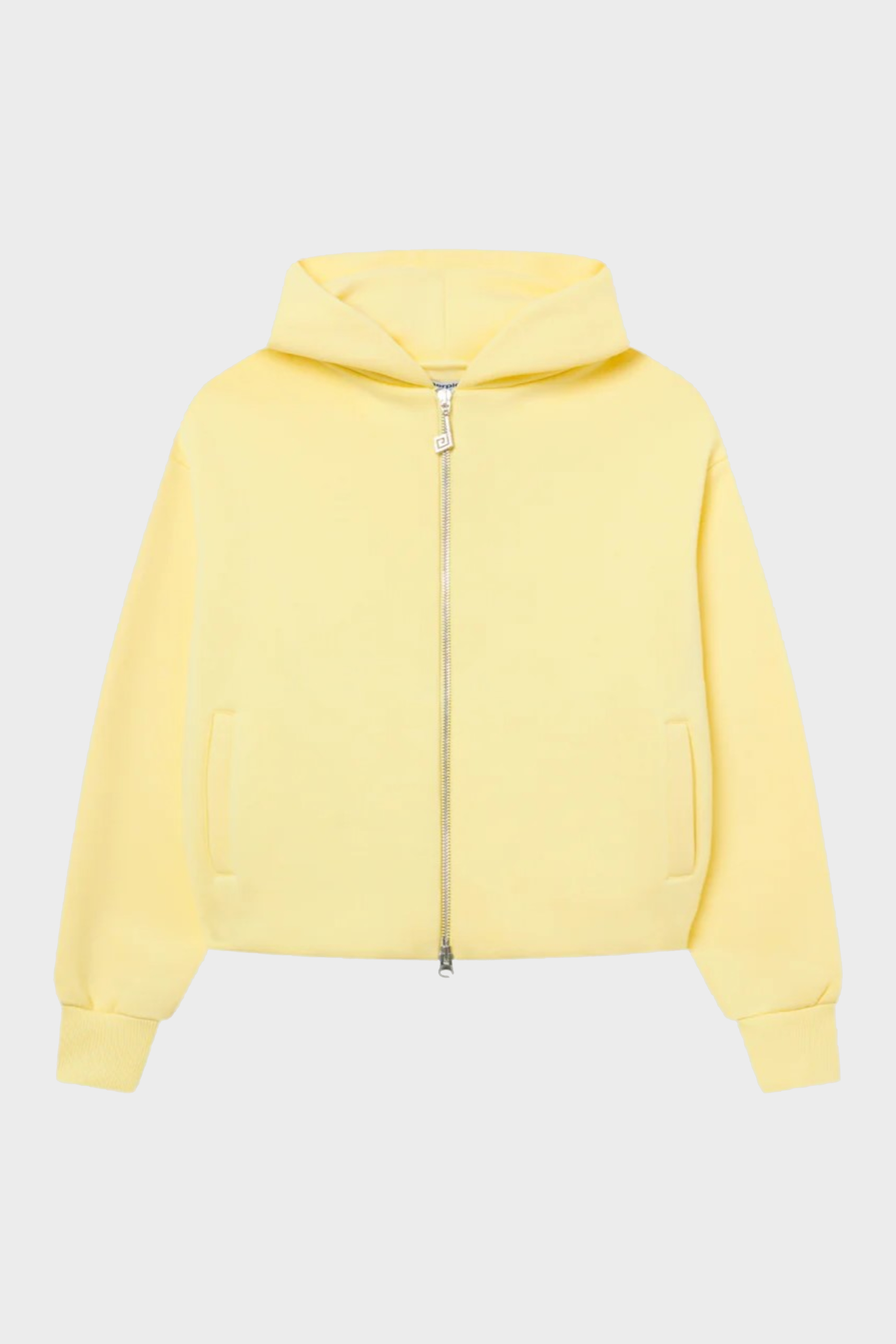 PERPLEX Two Way Zip Hoodie in Butter