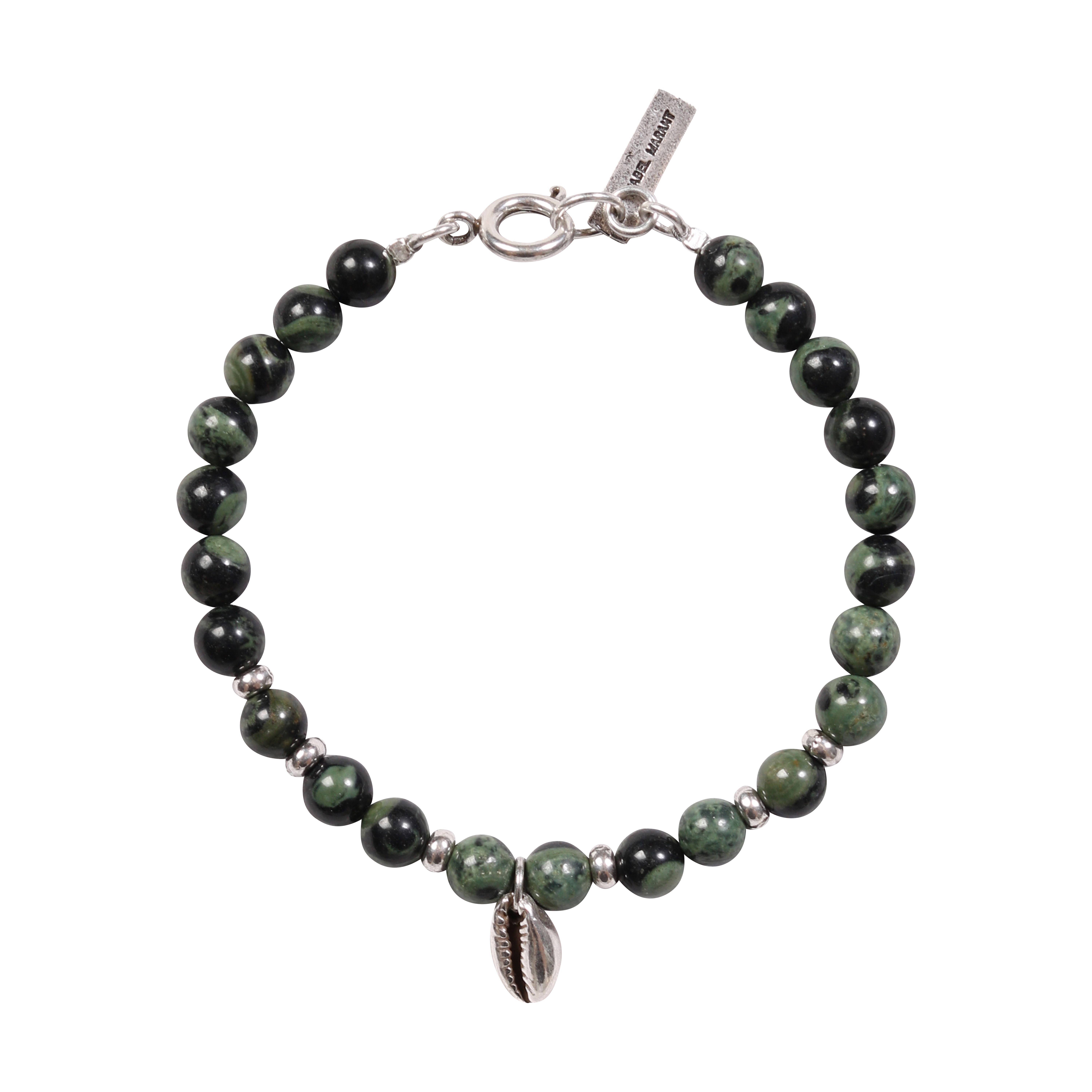 Isabel Marant Pearl Bracelet in Dark Green