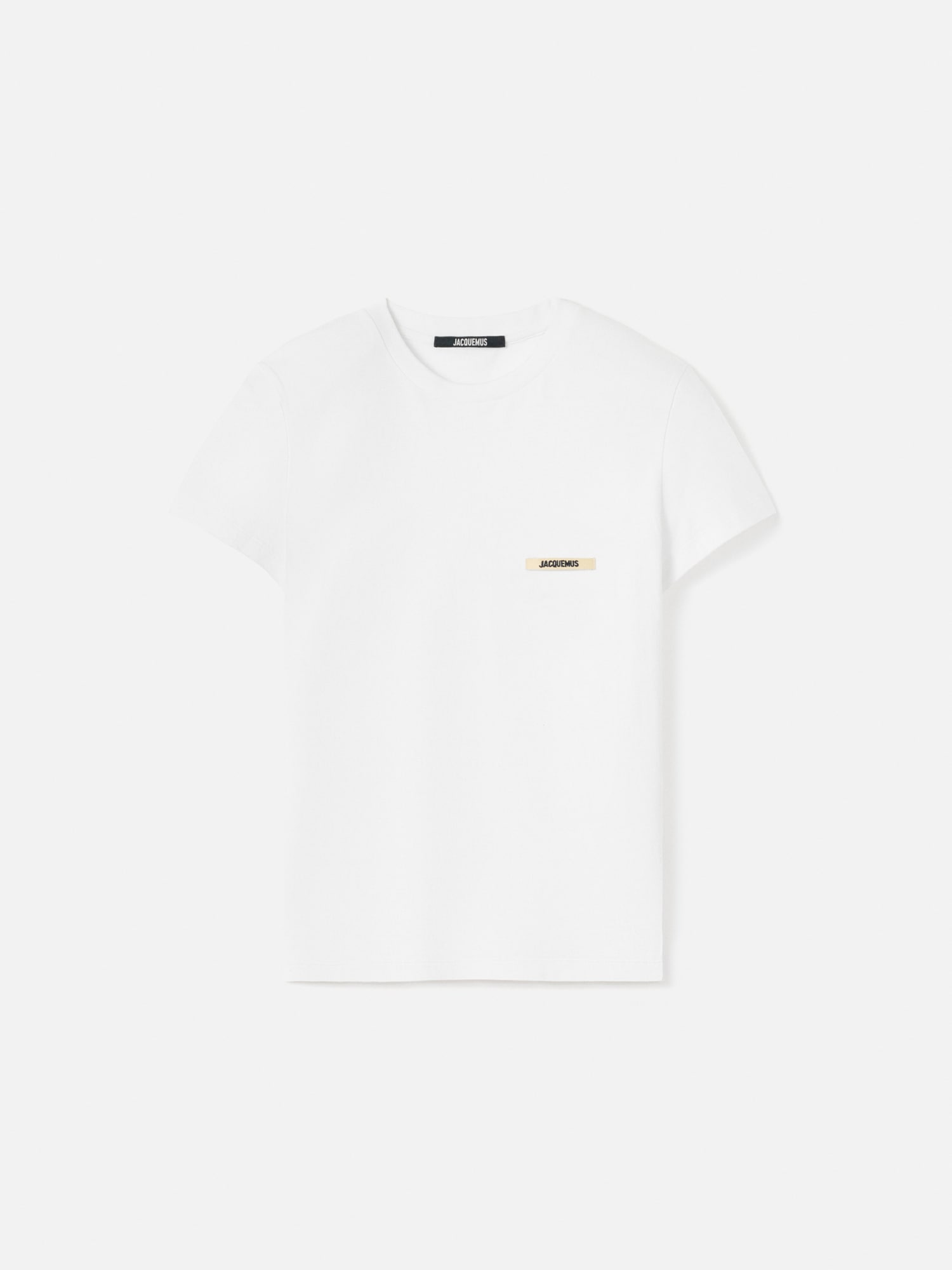 JACQUEMUS Grosgrain T-Shirt in White