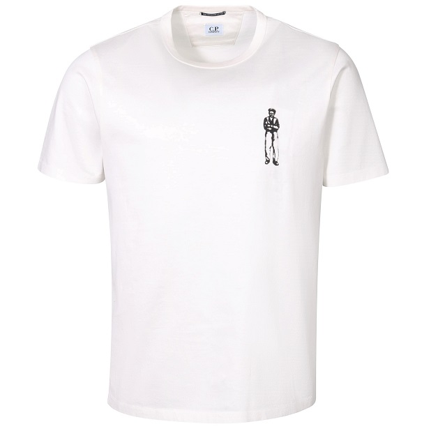 C.P. COMPANY T-Shirt in White S