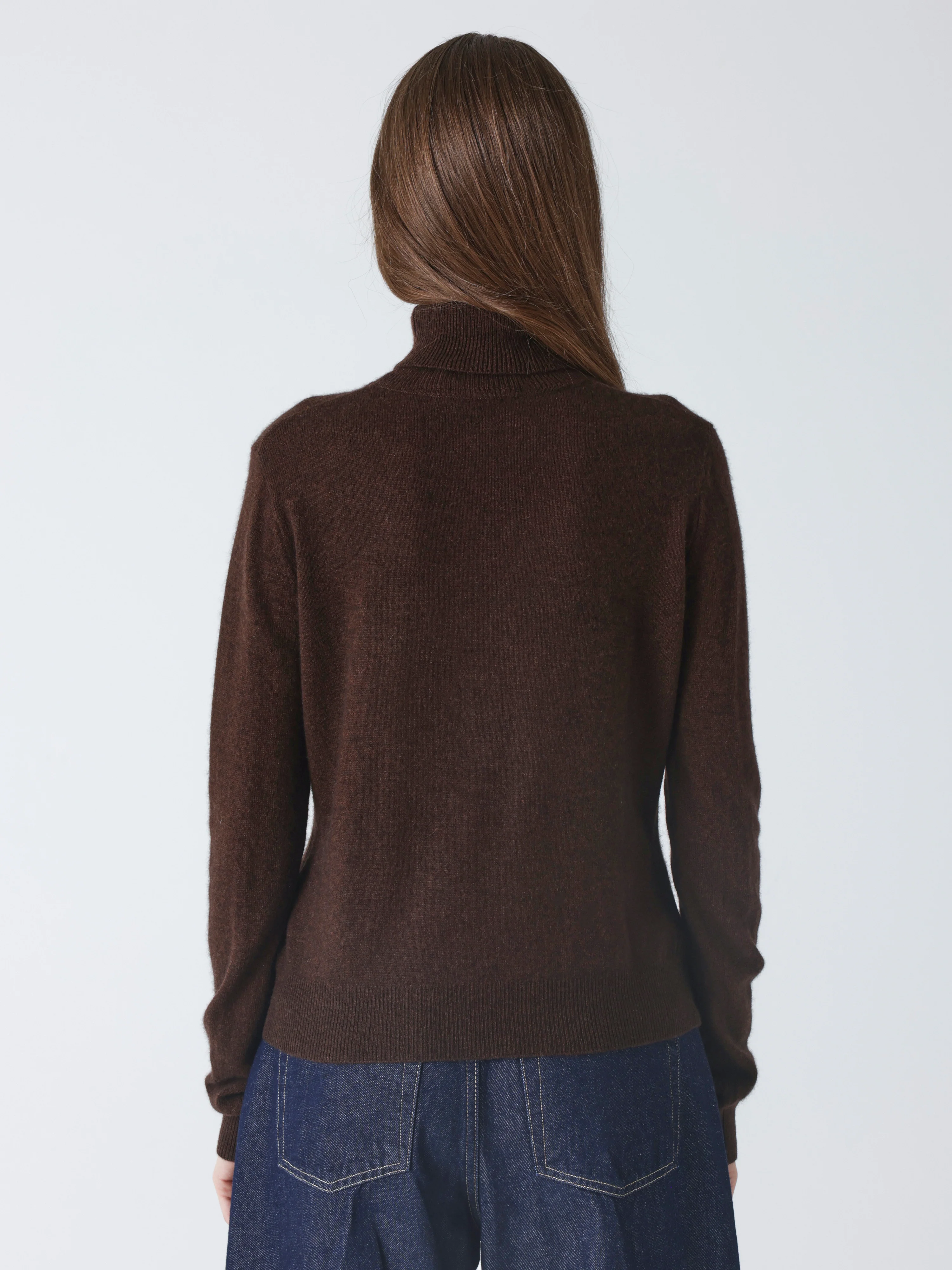 ABSOLUT CASHMERE Turtleneck Sweater in Brown