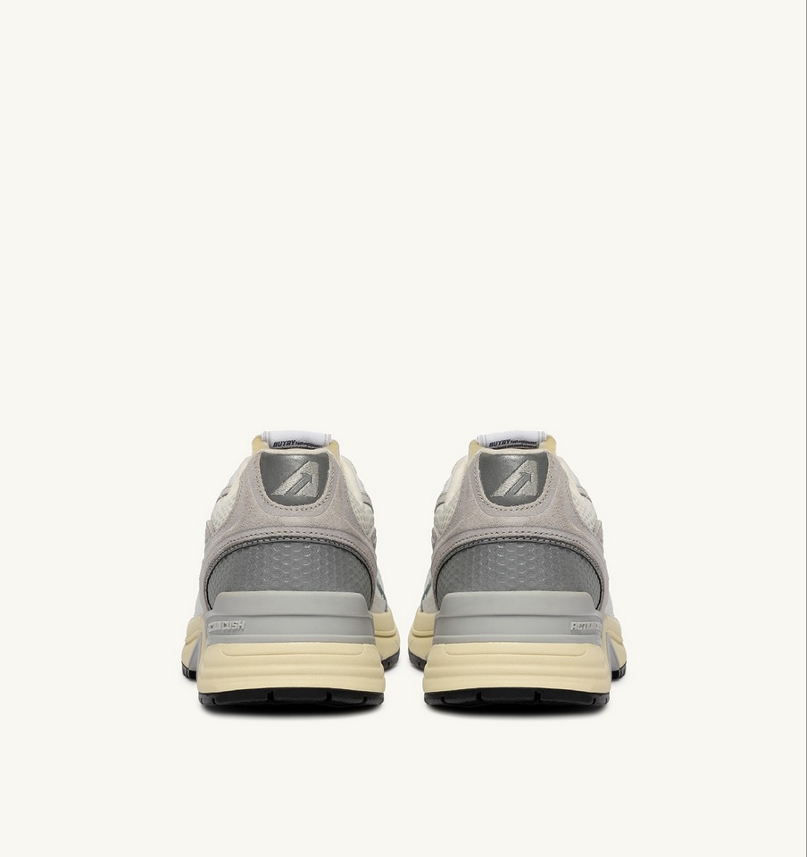 AUTRY ACTION SHOES Hyperway in Leather/Mesh/White/Grey