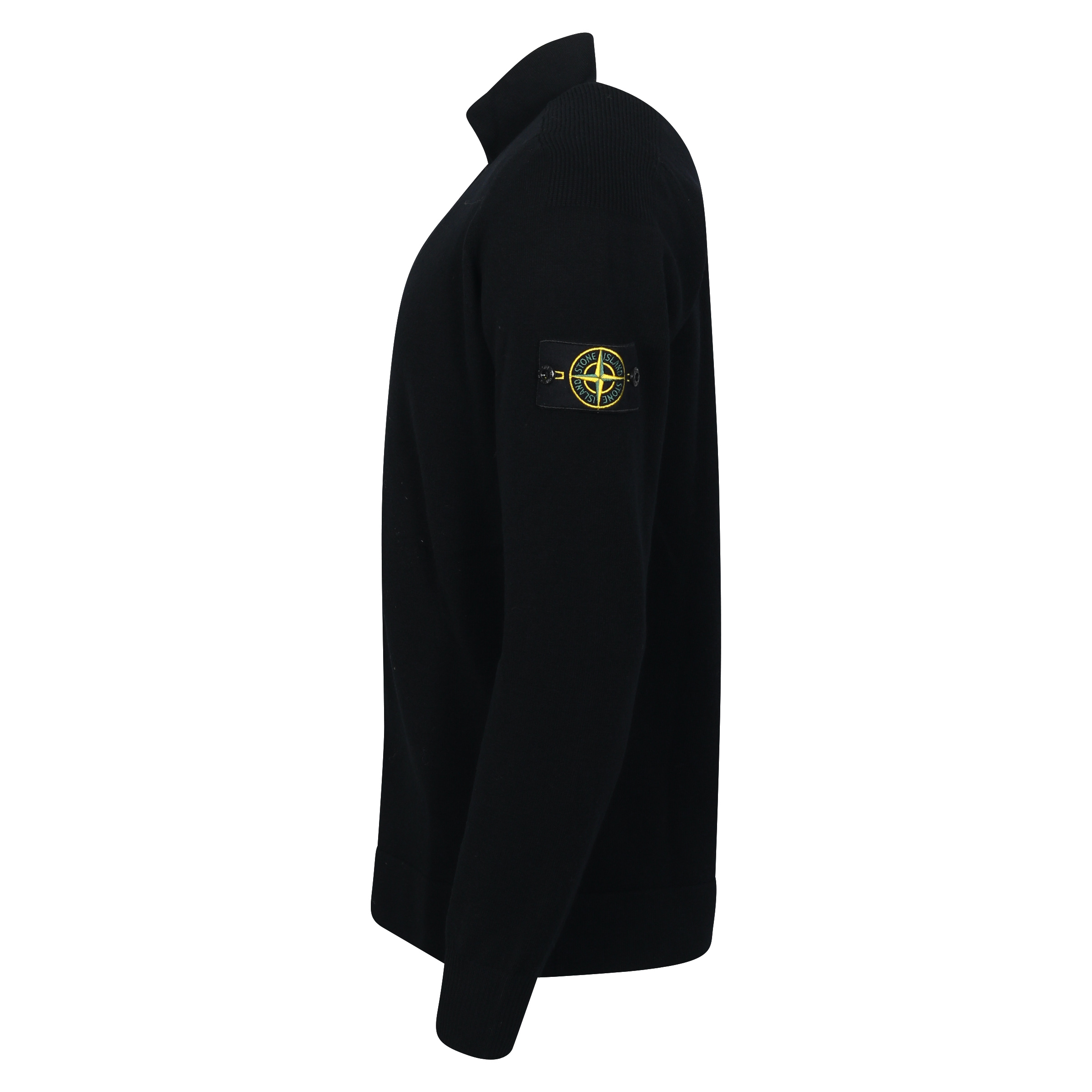 Stone Island Knit Zip Cardigan Black XL