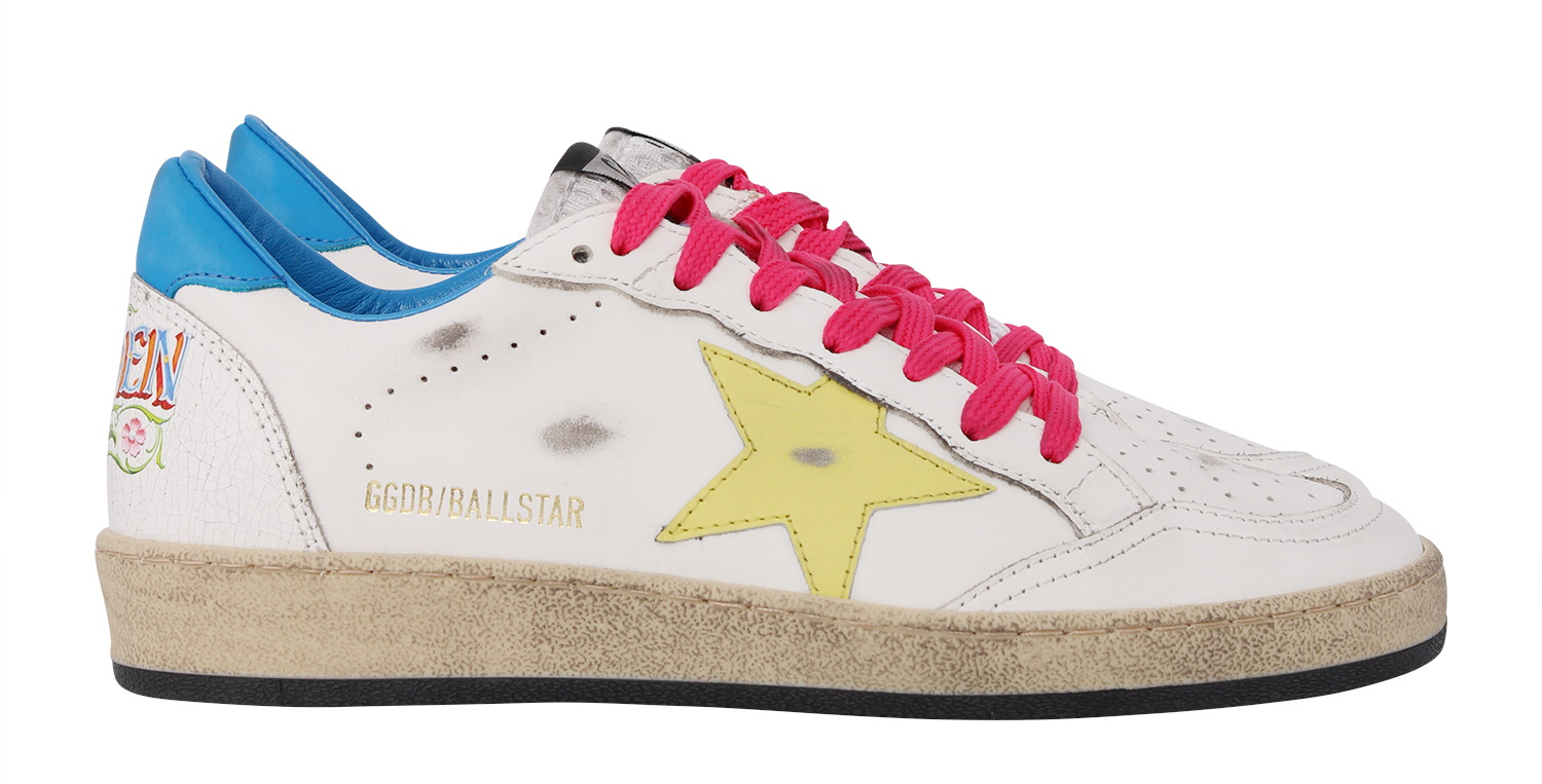 Golden Goose Ballstar Star Crack Multicolour