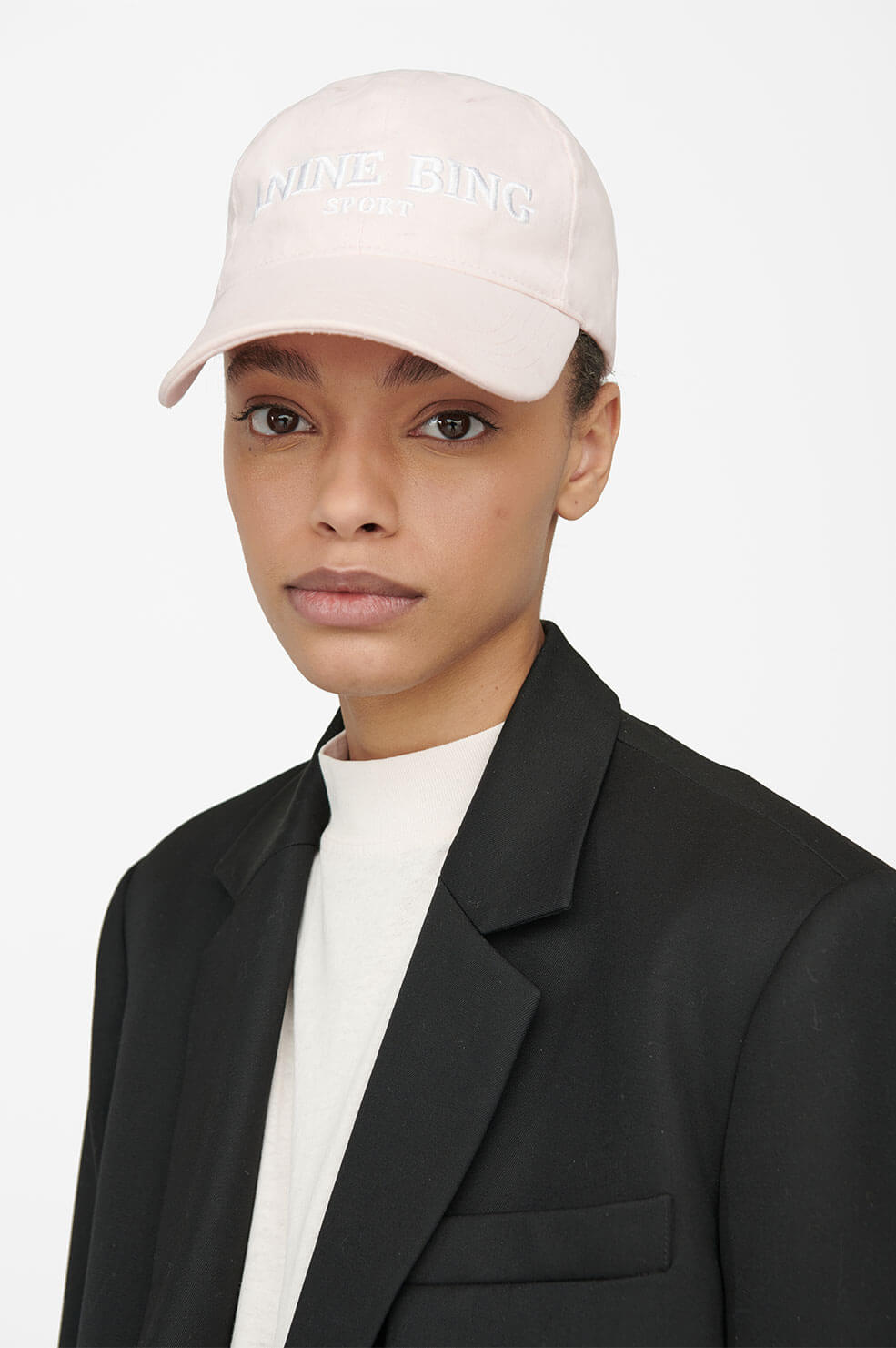 Anine Bing Jeremy Baseball Cap in Washed Pink