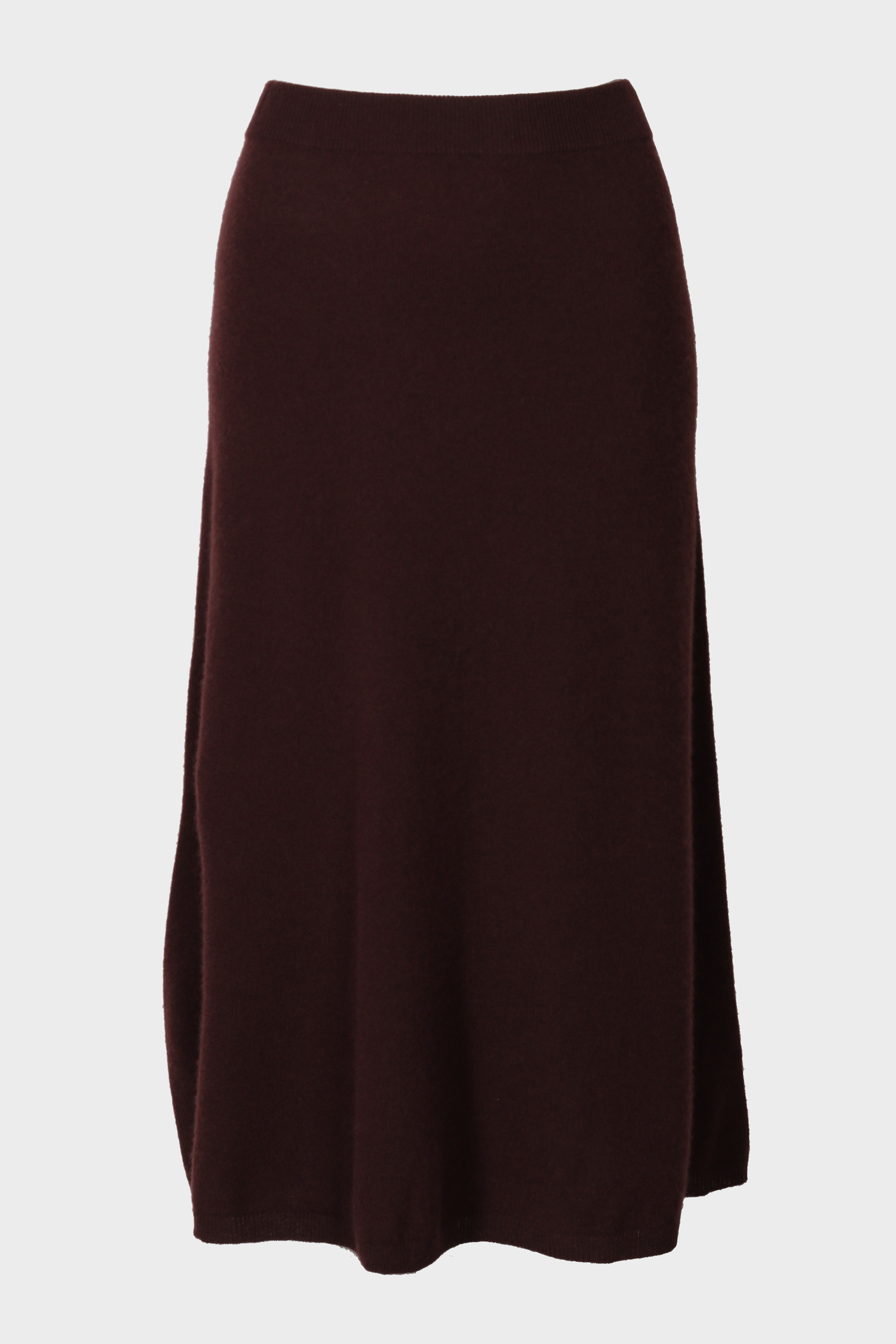 FLONA Cashmere Skirt in Brown