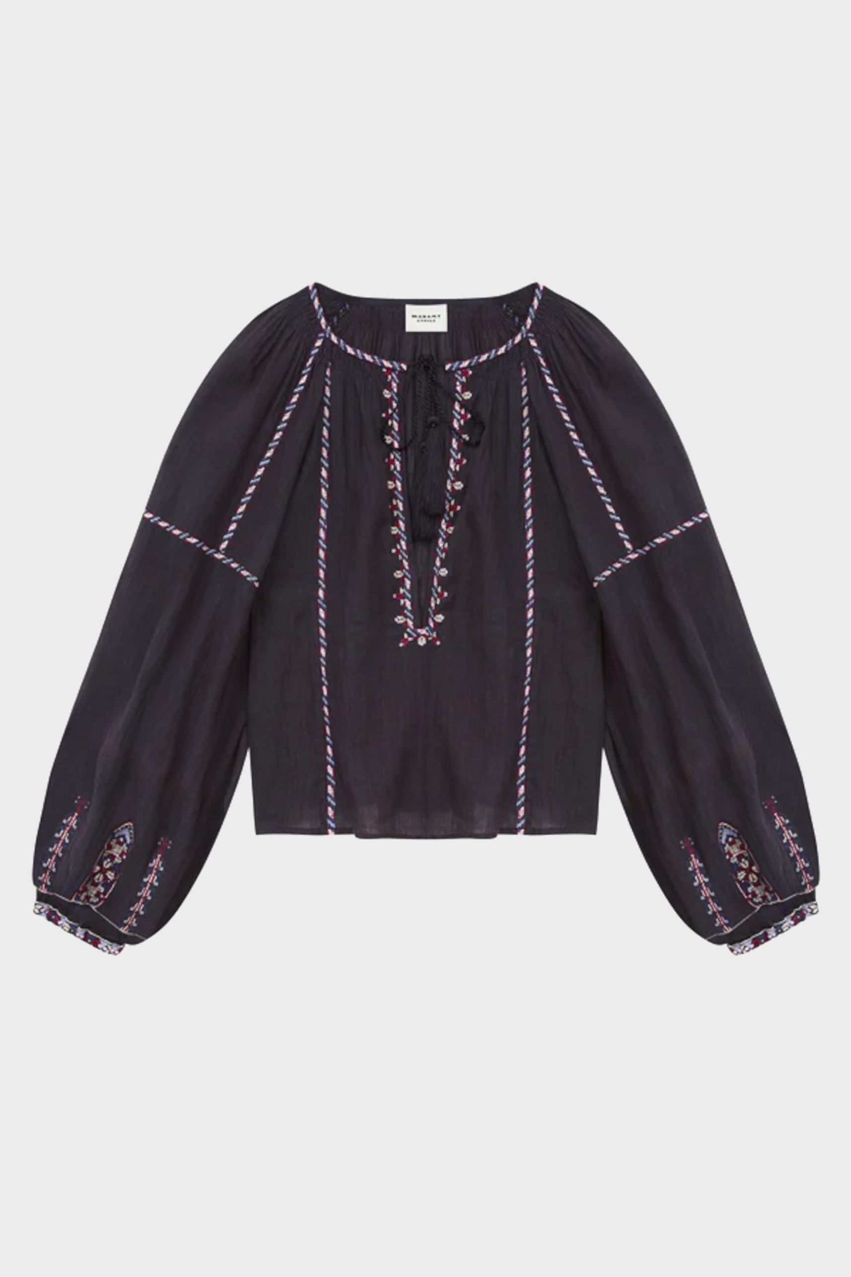 ISABEL MARANT ÉTOILE Fernanda Blouse in Faded Night/Lilac ISABEL MARANT ÉTOILE Fernanda Blouse in Faded Night/Lilac