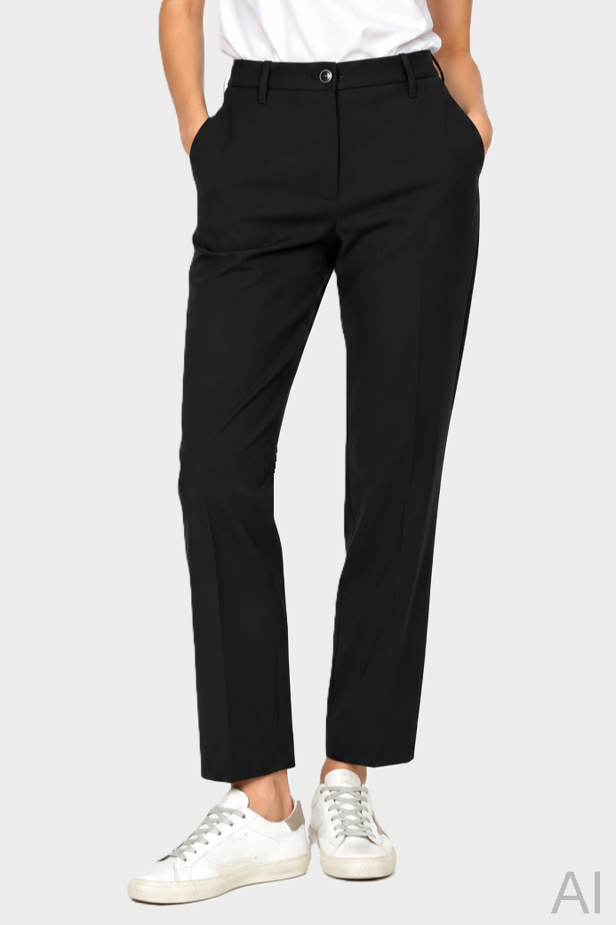 NINE:INTHE:MORNING Magda Wool Pant in Black
