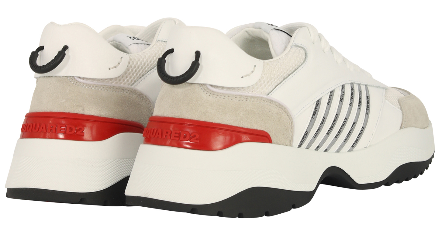 Dsquared Sneaker White/Black/Red