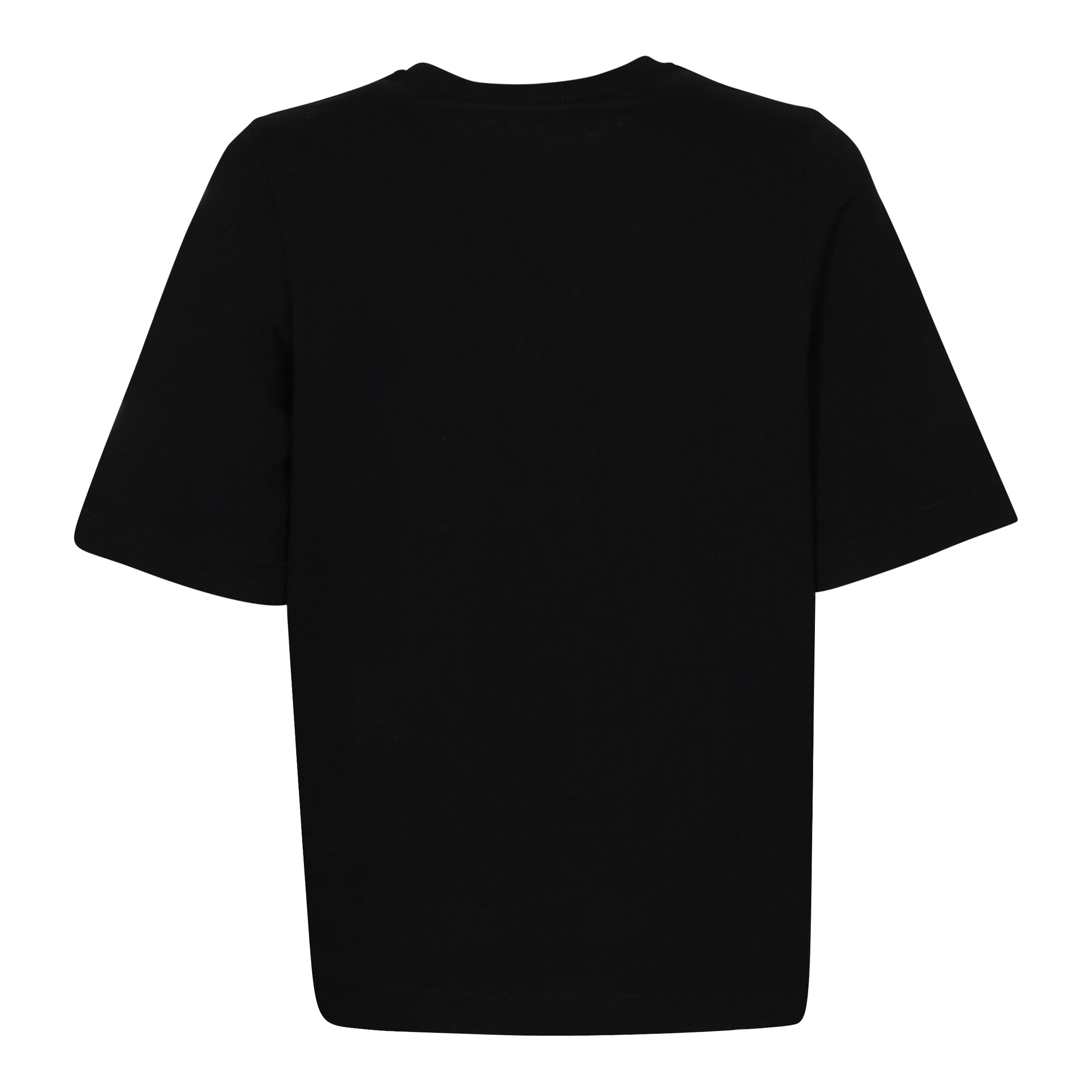 Closed Wide Sleeve T-Shirt in Black