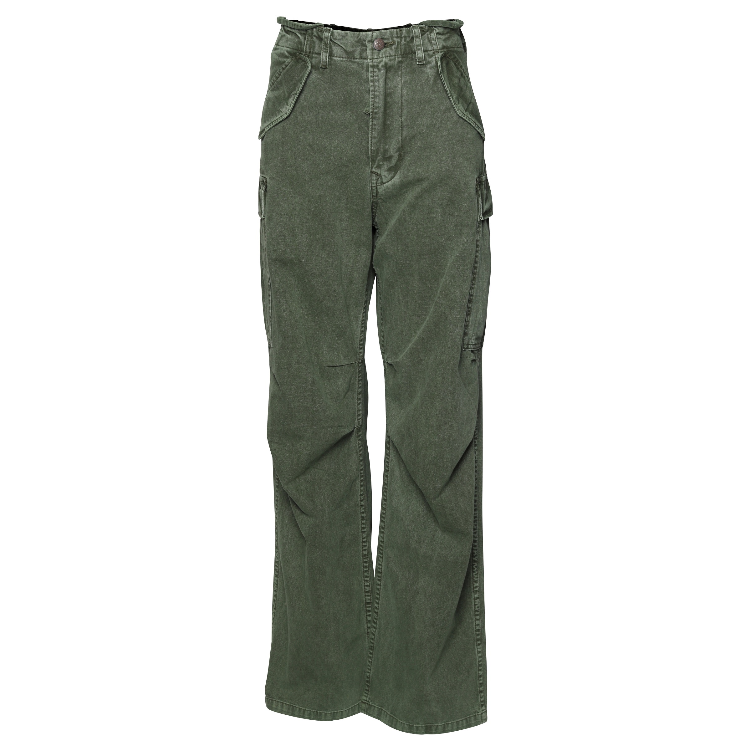 R13 Wide Leg Cargo in Olive 25