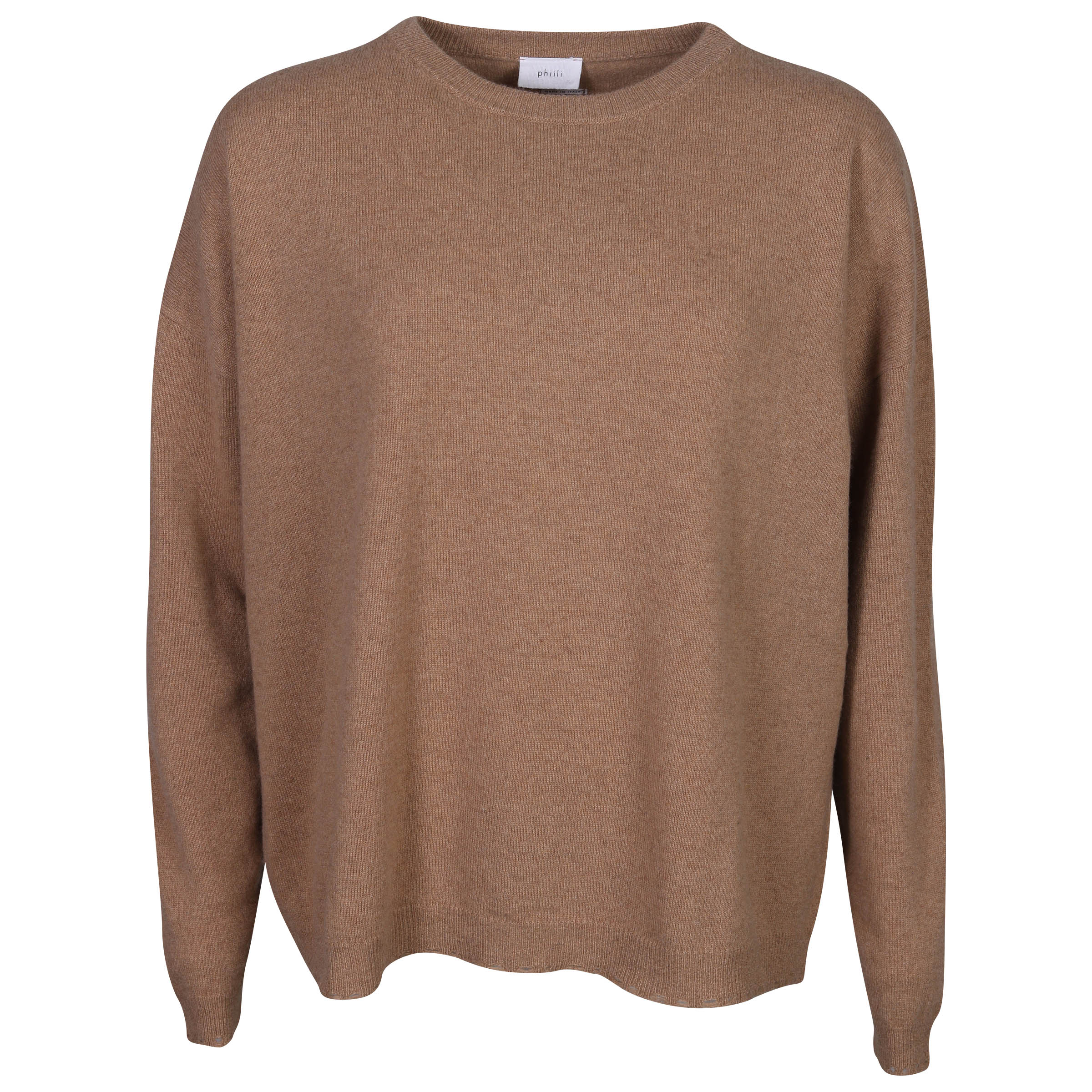 Phiili Recycled Cashmere Sweater in Camel XS/S
