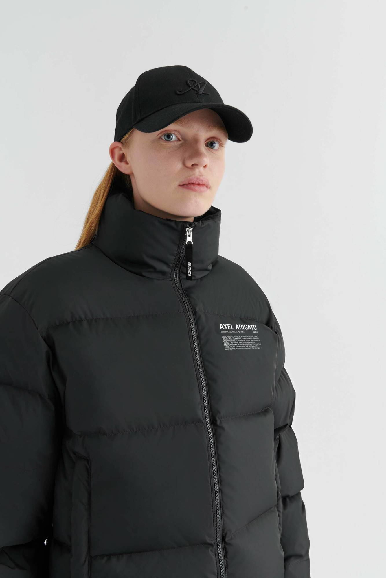 AXEL ARIGATO Observer Puffer Jacket in Black M