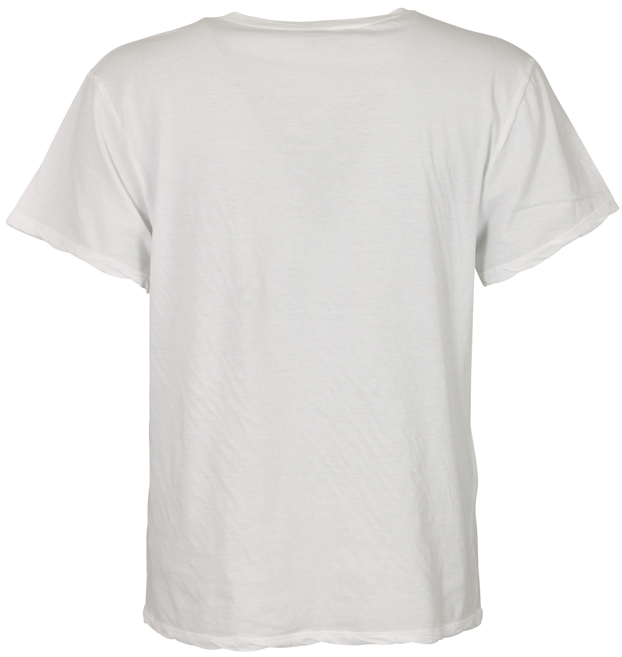 Fine Edge Boyfriend Tee Destroyed White XS