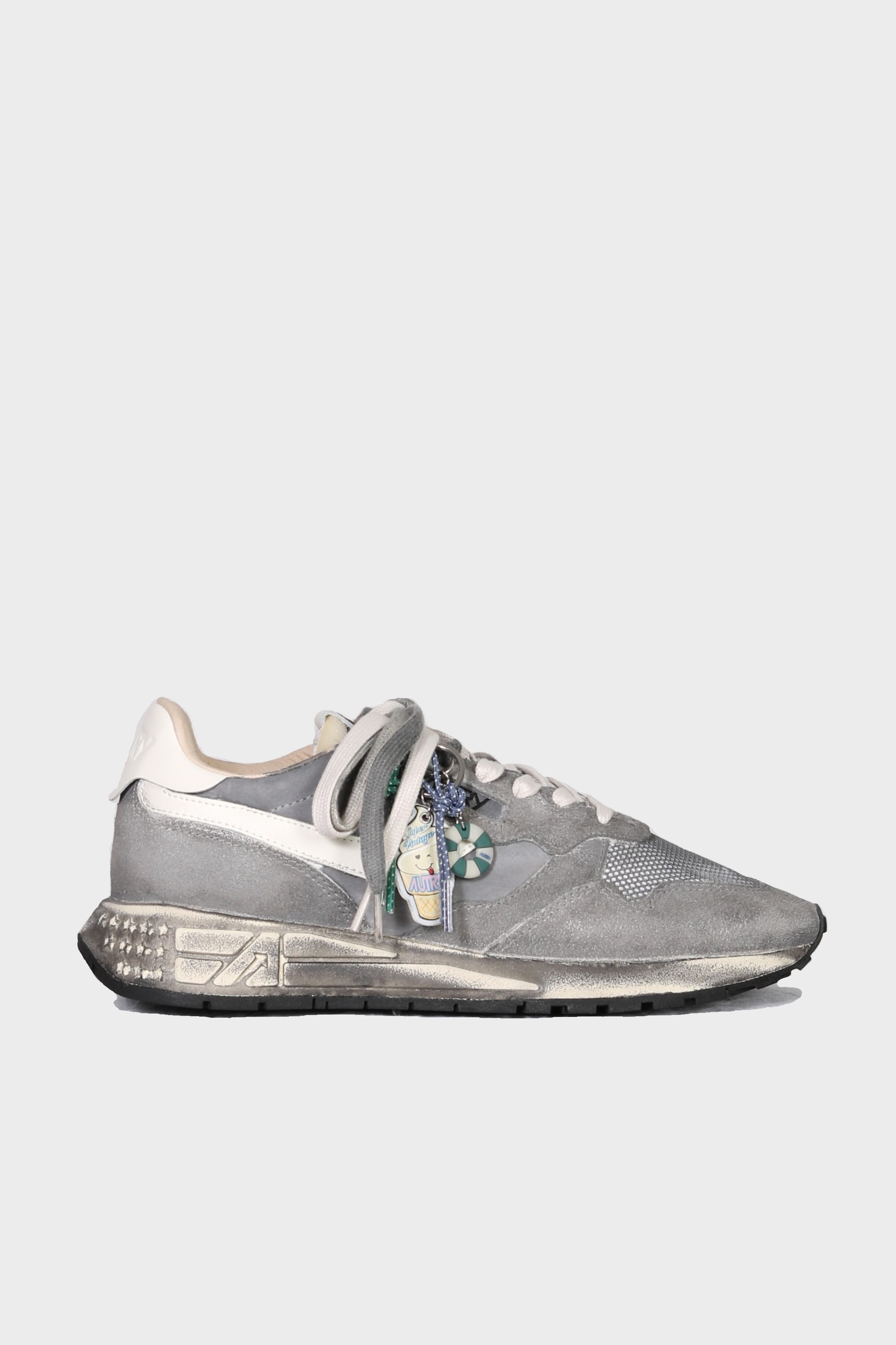 AUTRY ACTION SHOES Reelwind Super Vintage Low Sneaker in Dark Grey