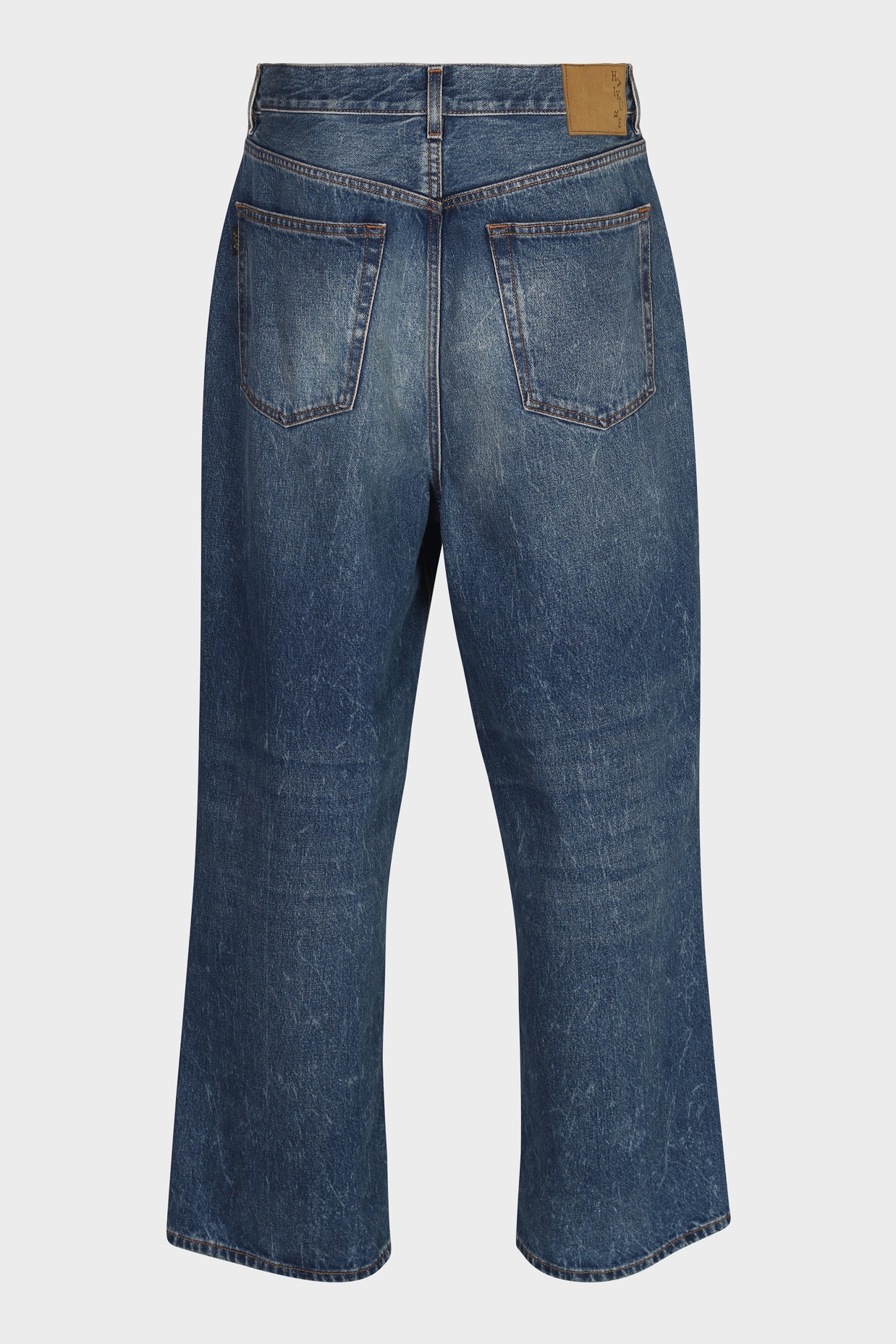 HAIKURE Wide Leg Jeans in Authentic Dark Wash