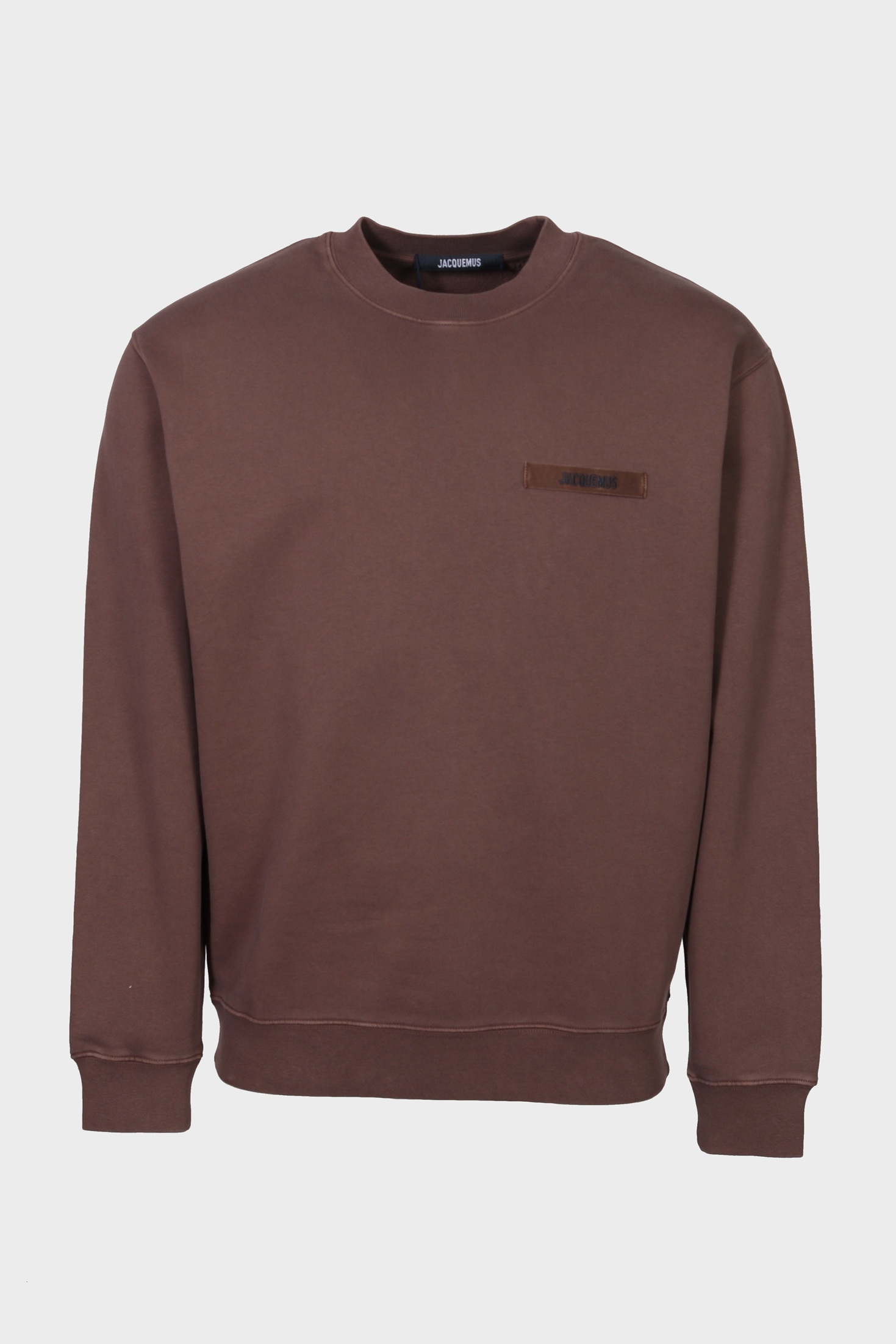 JACQUEMUS Grosgrain Sweatshirt in Brown