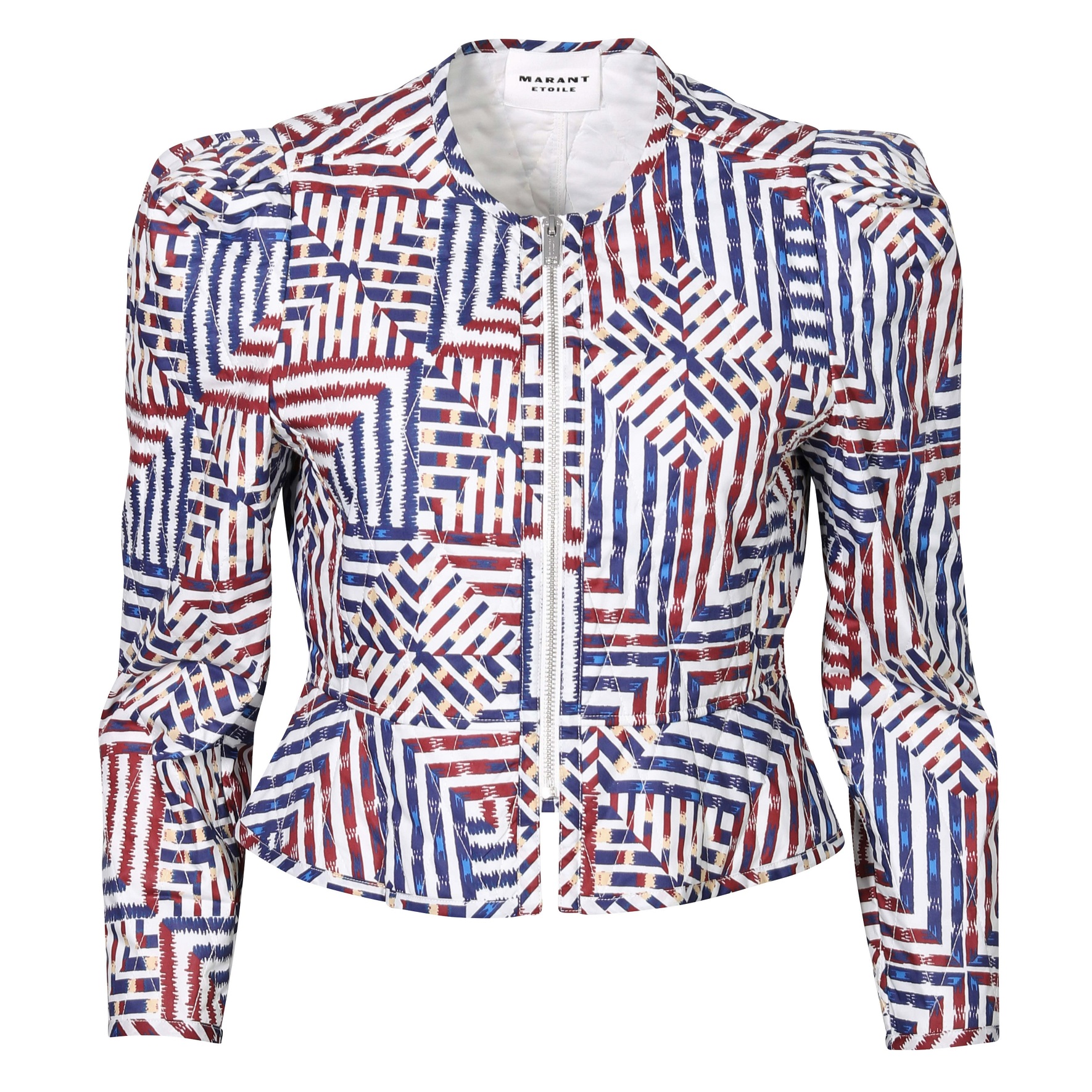Isabel Marant Étoile Flavia Jacket in Blue/Red Isabel Marant Étoile Flavia Jacket in Blue/Red