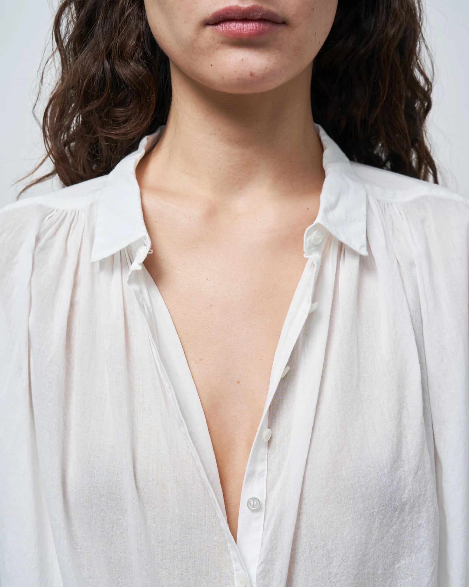 NILI LOTAN Miles Blouse in Ivory