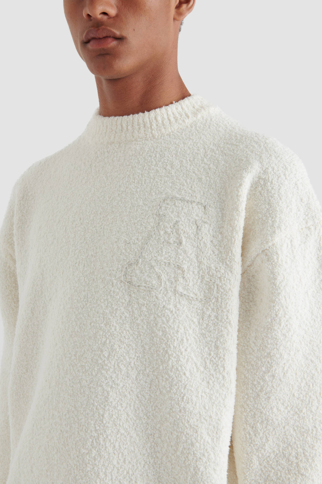 AXEL ARIGATO Radar Knit Sweater in Off White XL