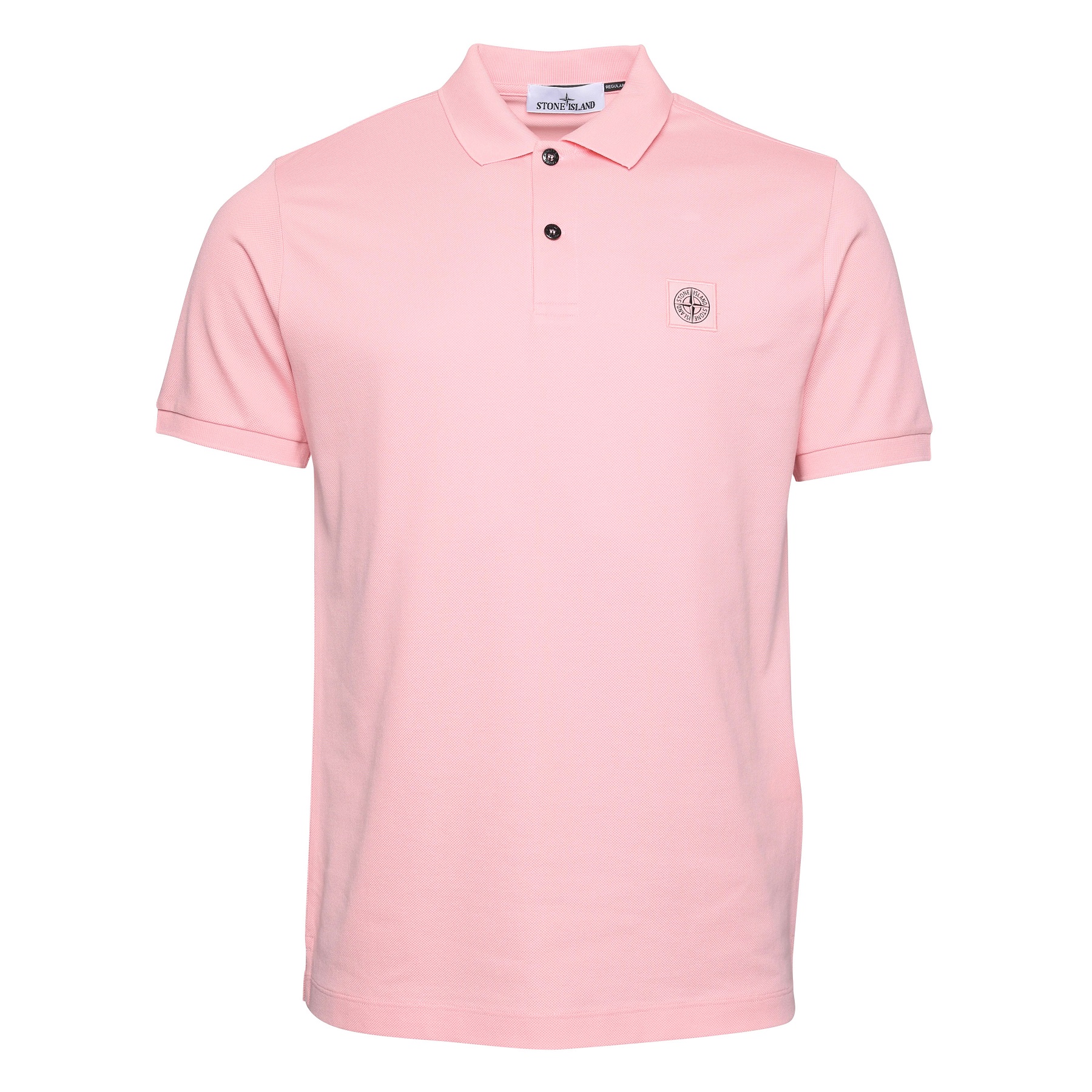 Stone Island Regular Fit Polo Shirt in Pink