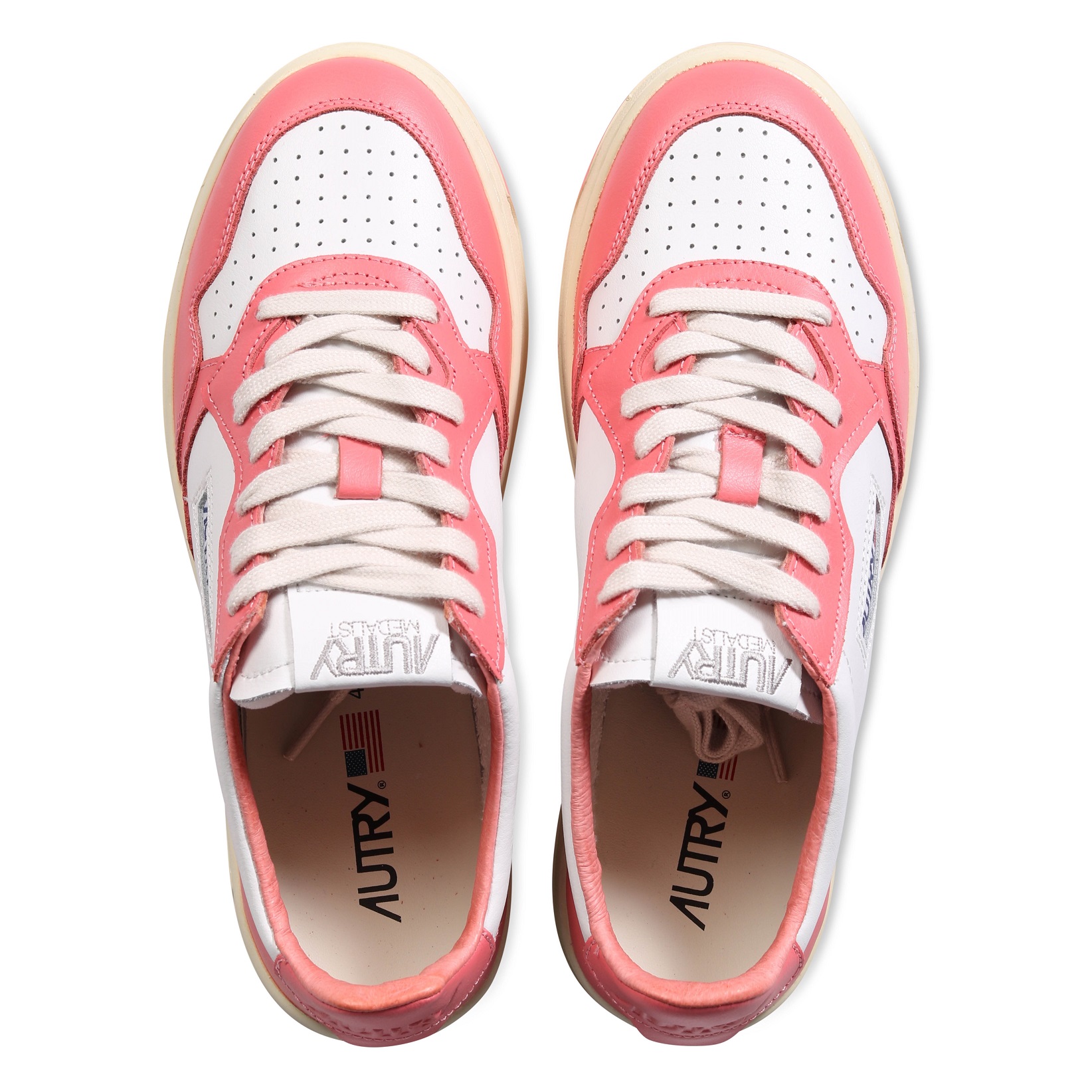 AUTRY ACTION SHOES Low Sneaker White/Lobster 35
